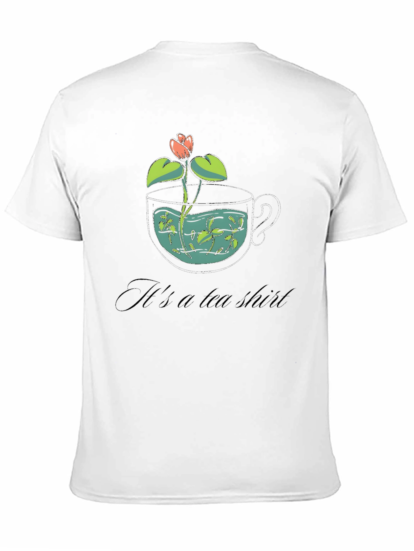 Its a Tea Shirt - Black Graphic Tee