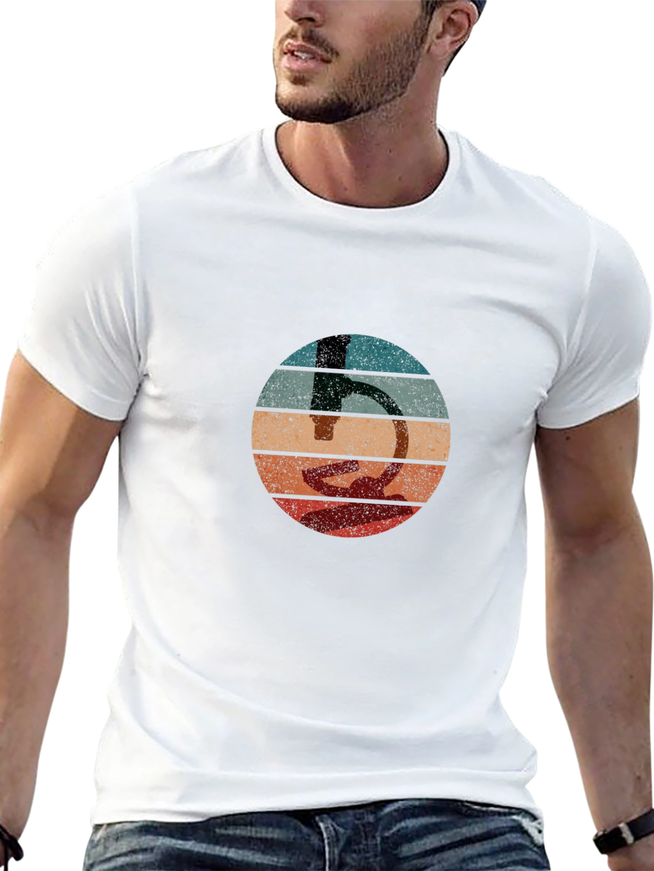 Retro Microscope T-Shirt - Science Tee