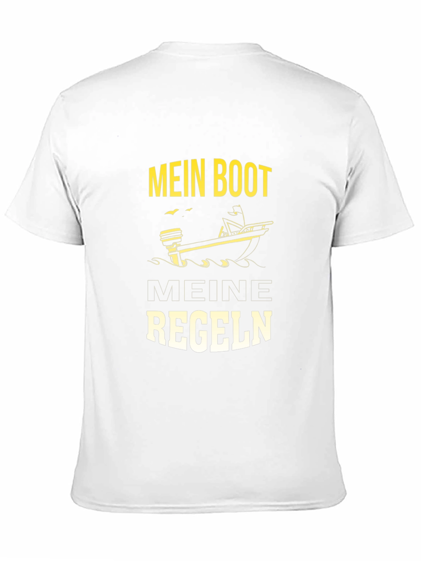 Mens Mein Boot Meine Regeln Graphic T-Shirt
