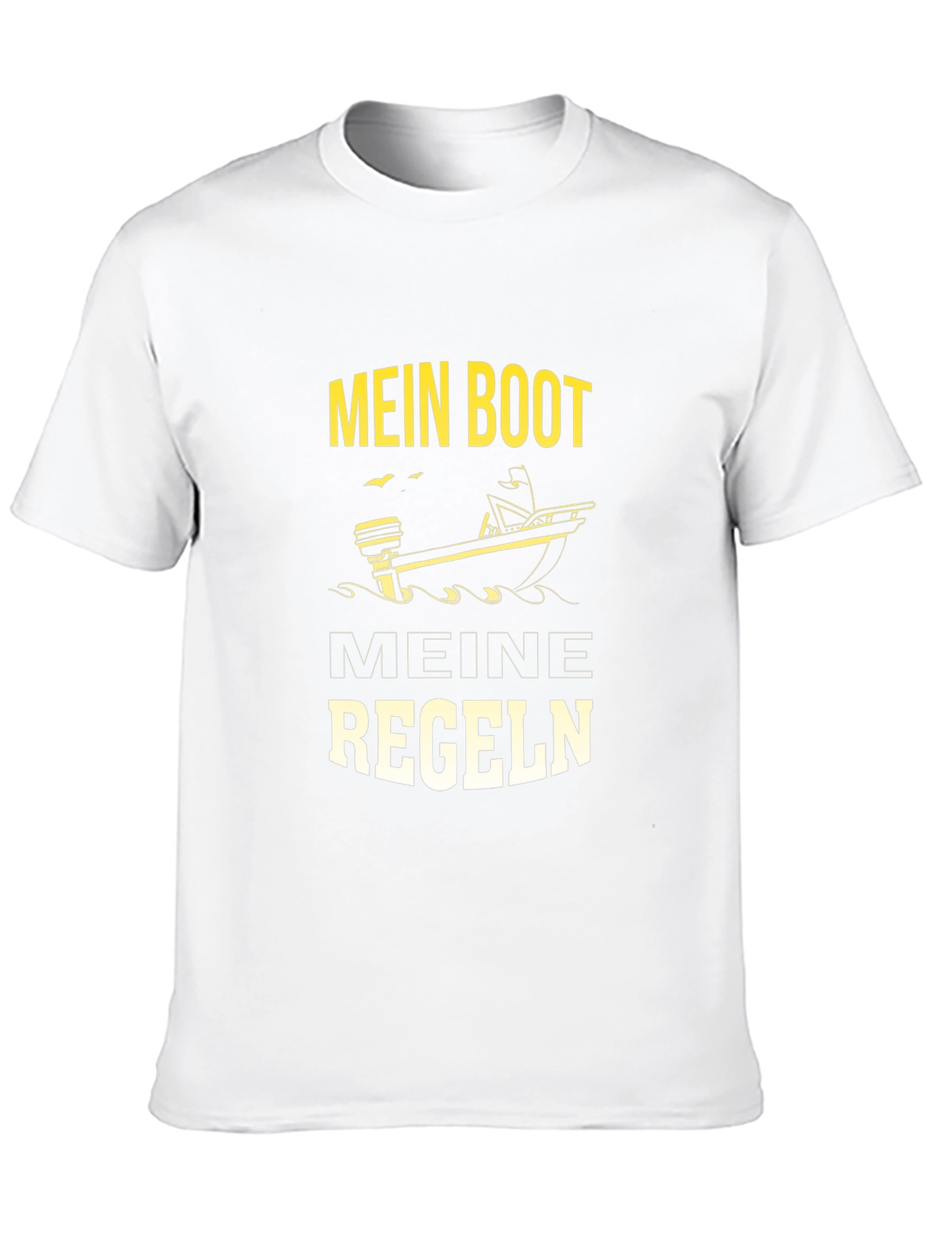 Mens Mein Boot Meine Regeln Graphic T-Shirt