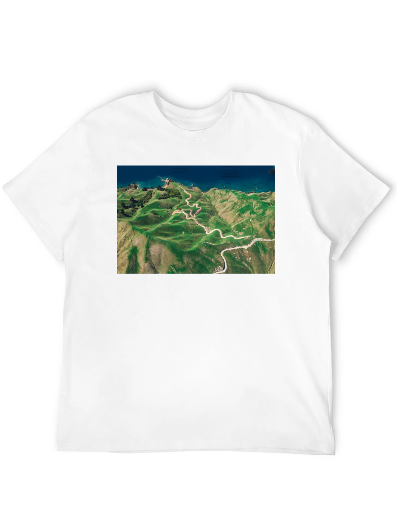 Scenic Route Tee - Black Cotton T-Shirt