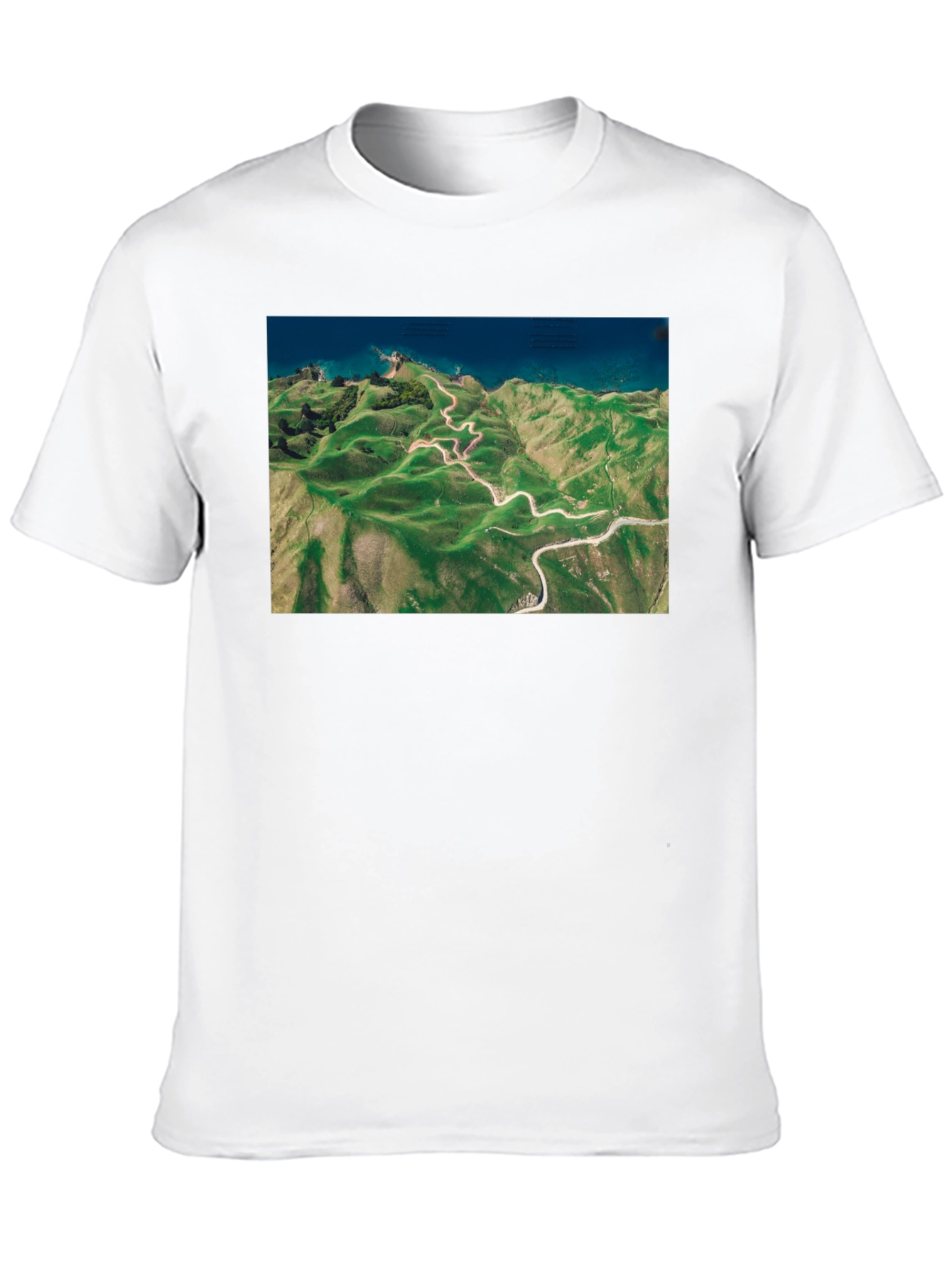 Scenic Route Tee - Black Cotton T-Shirt