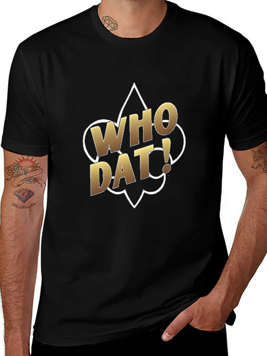 Who Dat! Black T-Shirt