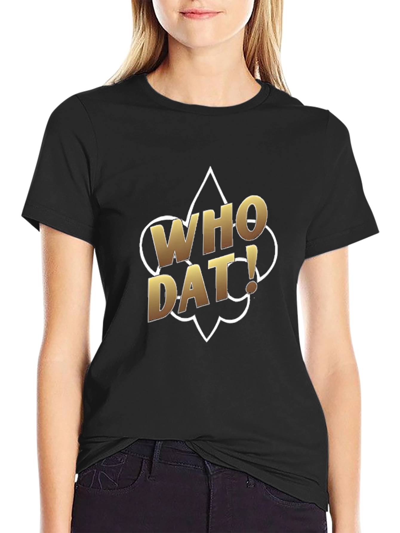 Who Dat! Black T-Shirt