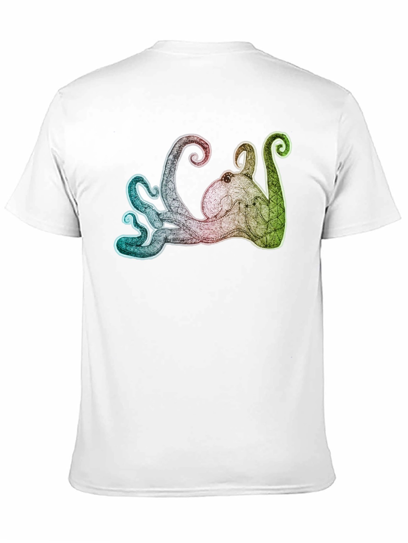Octopus Graphic Tee - Mens Black T-Shirt