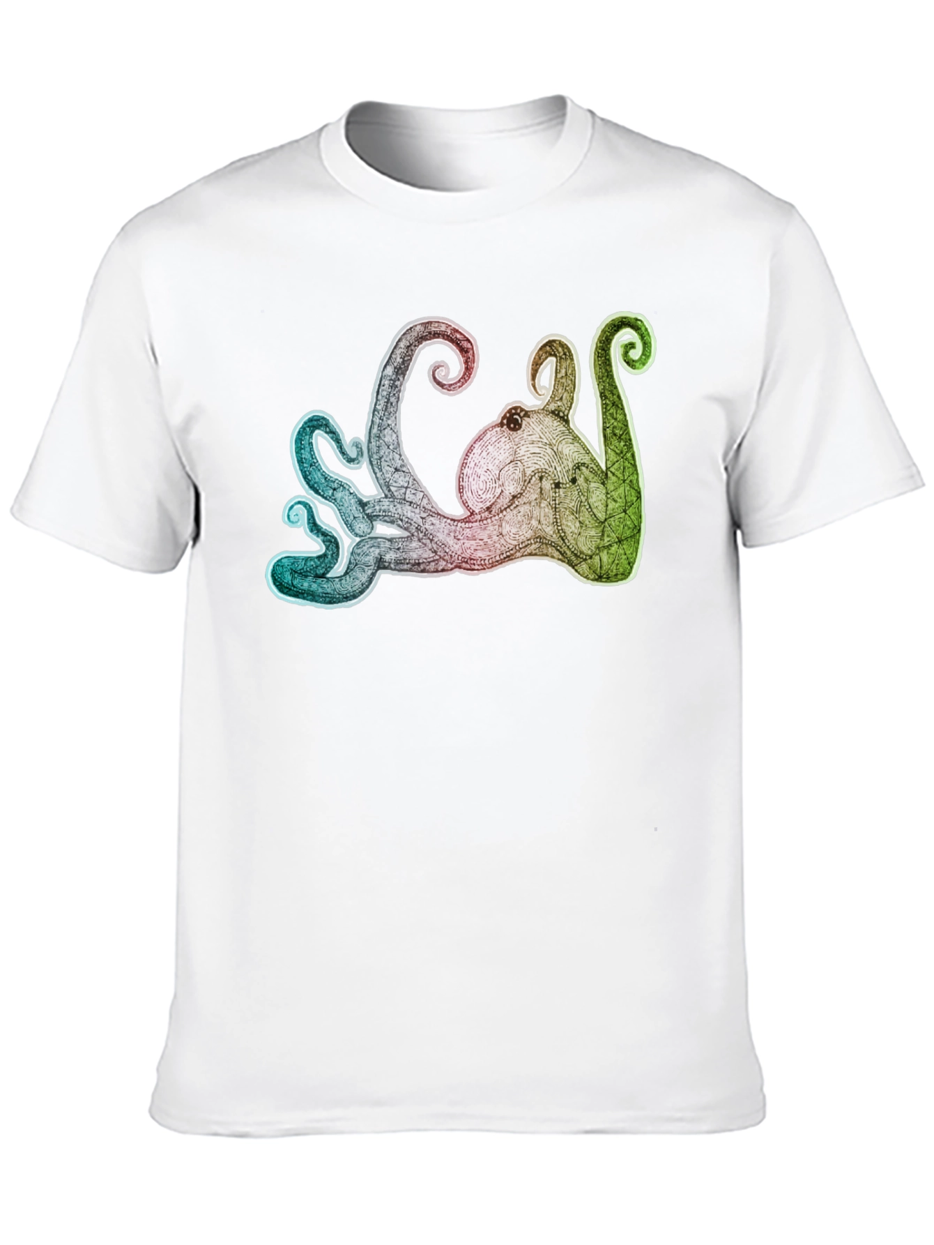Octopus Graphic Tee - Mens Black T-Shirt
