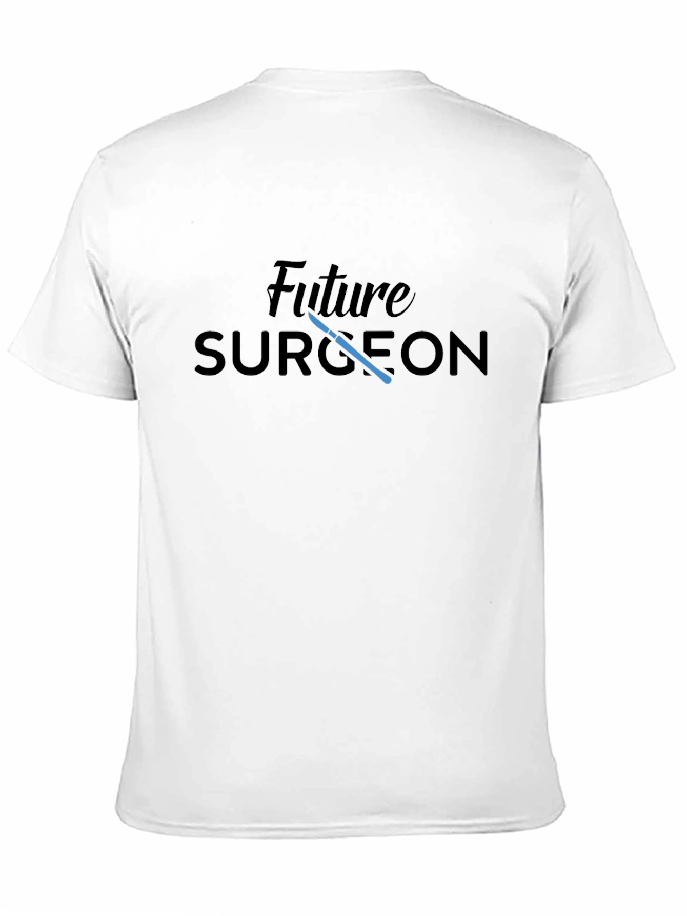 Future Surgeon Black T-Shirt Medical Student Gift