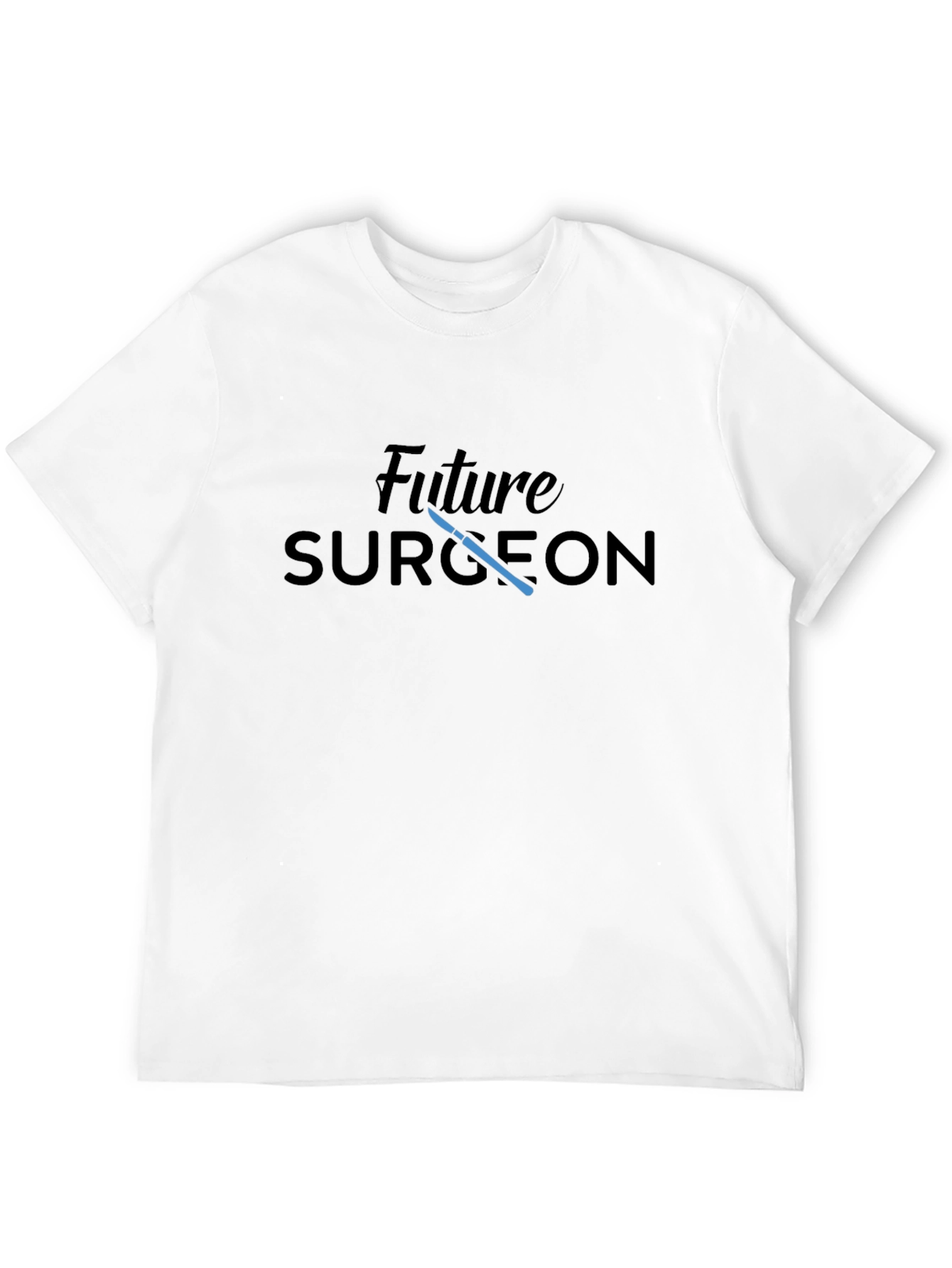 Future Surgeon Black T-Shirt Medical Student Gift