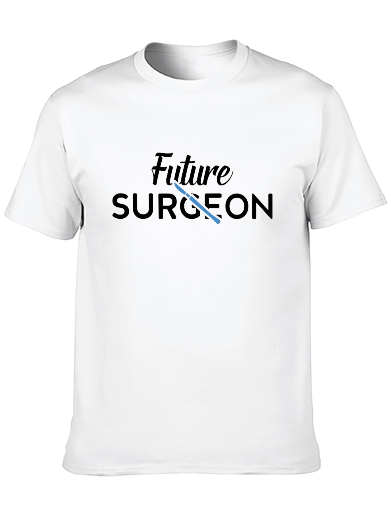 Future Surgeon Black T-Shirt Medical Student Gift