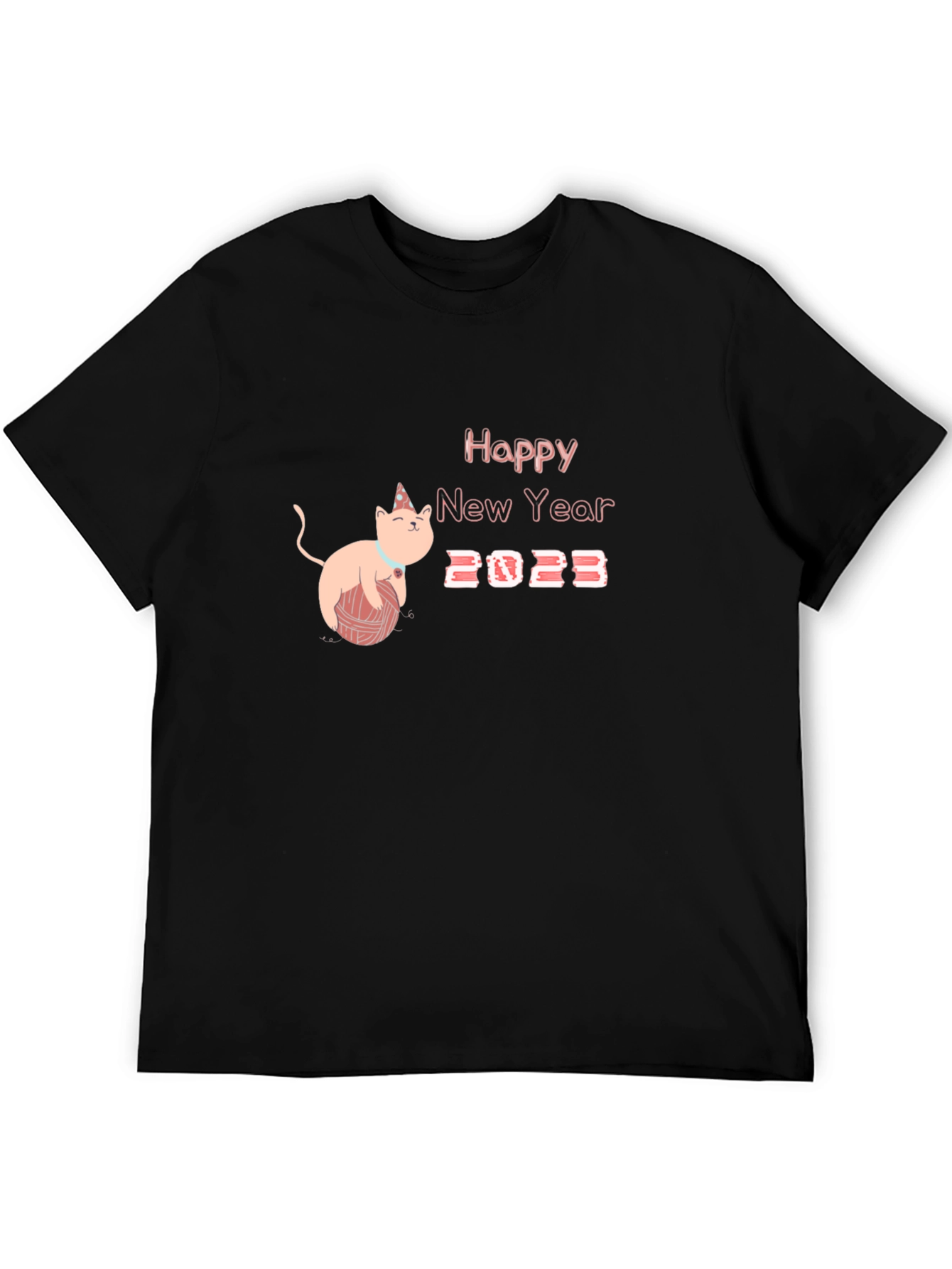 Happy New Year 2023 Cat T-Shirt