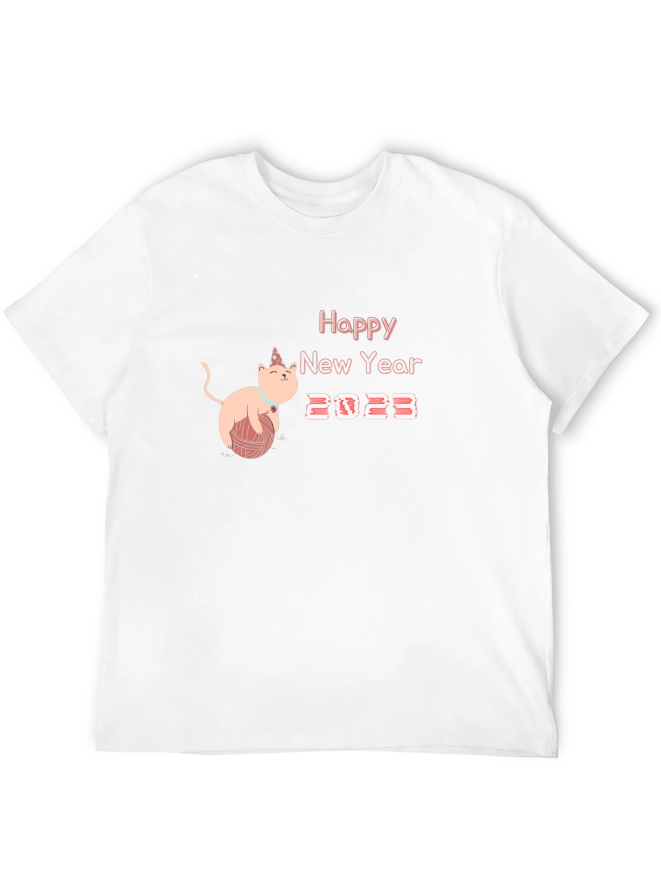 Happy New Year 2023 Cat T-Shirt