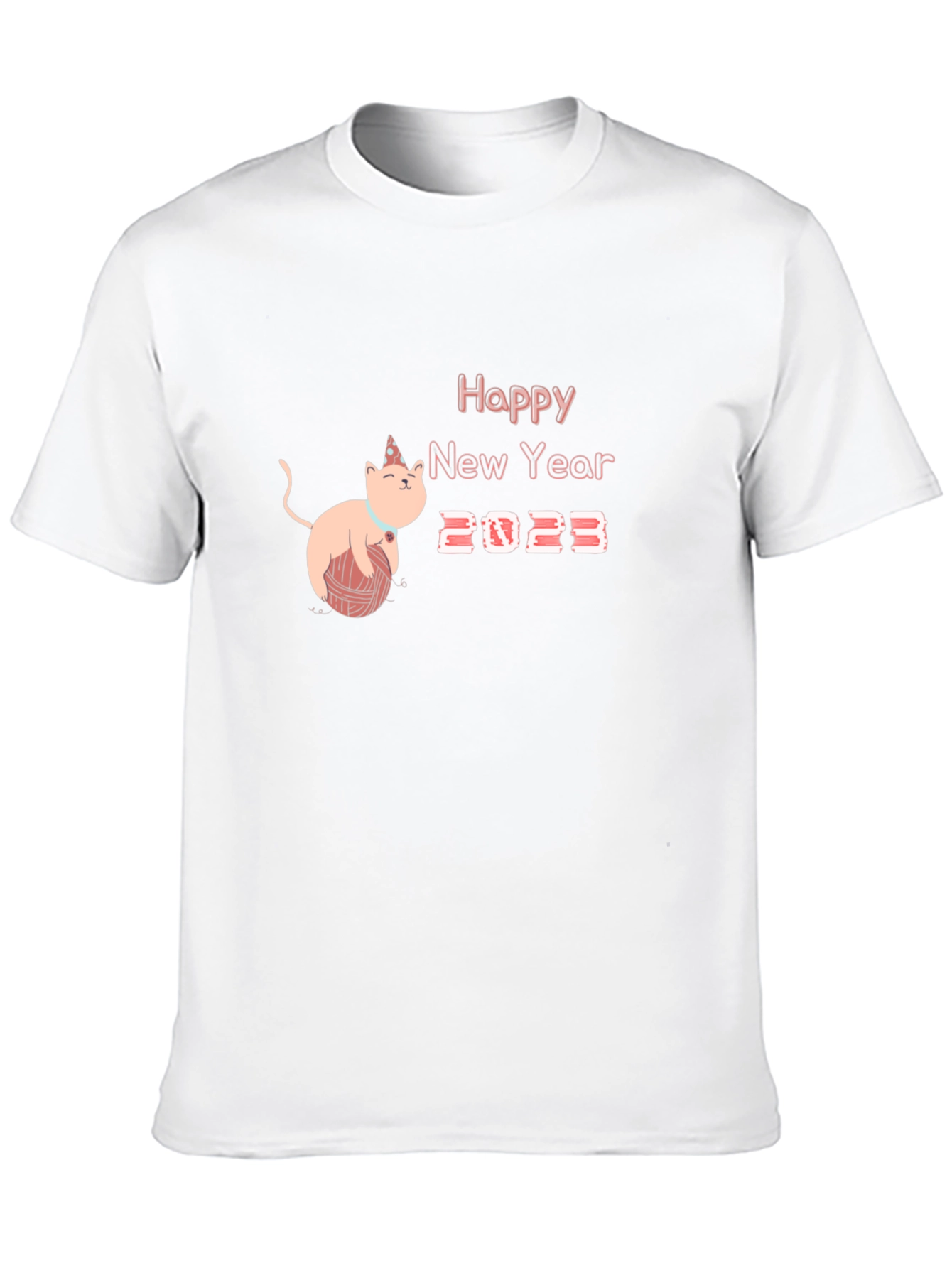 Happy New Year 2023 Cat T-Shirt