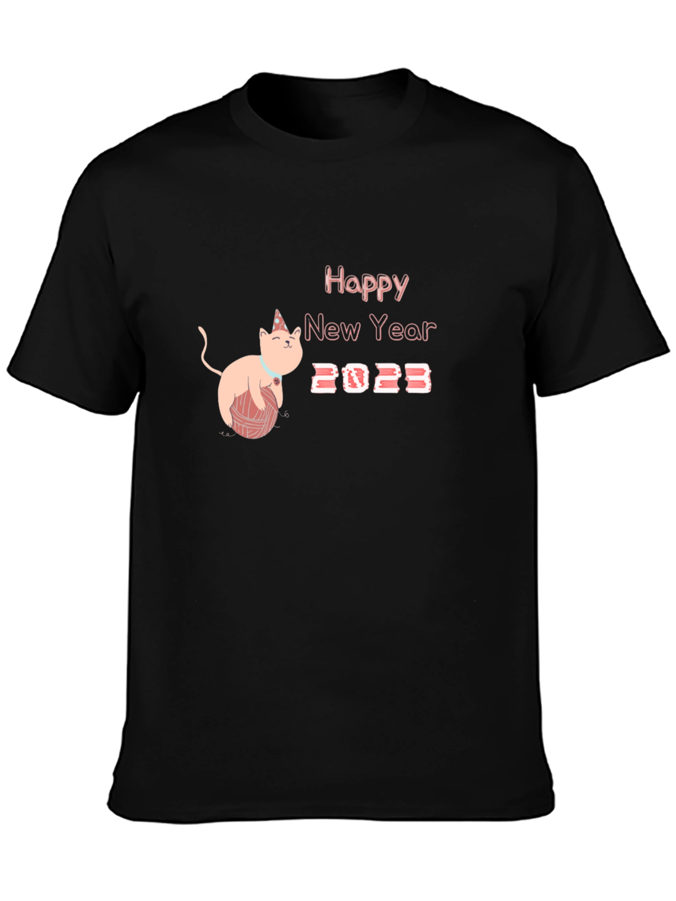 Happy New Year 2023 Cat T-Shirt