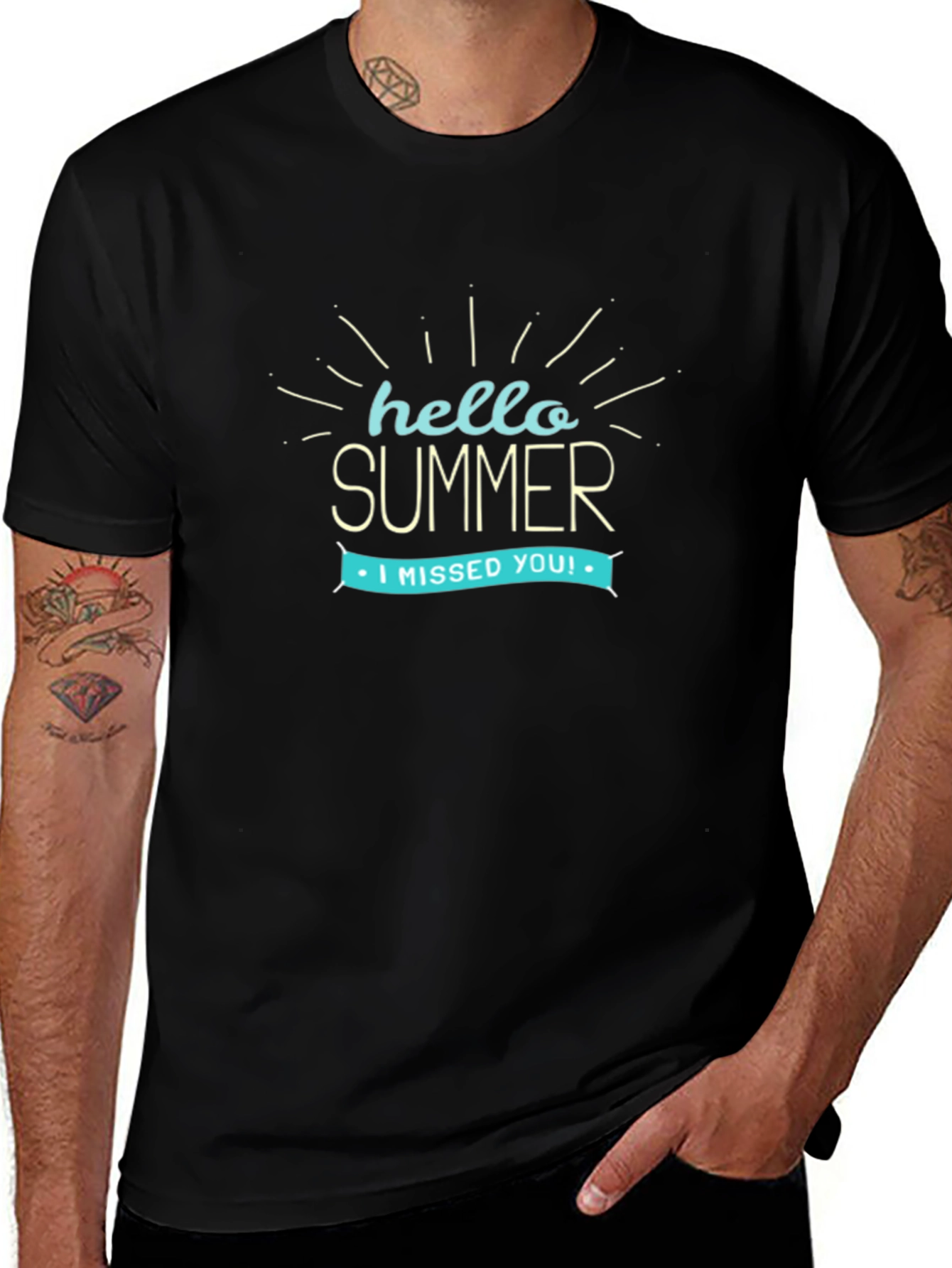 Hello Summer Graphic T-Shirt