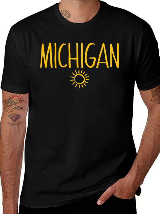 Michigan Sun Graphic T-Shirt