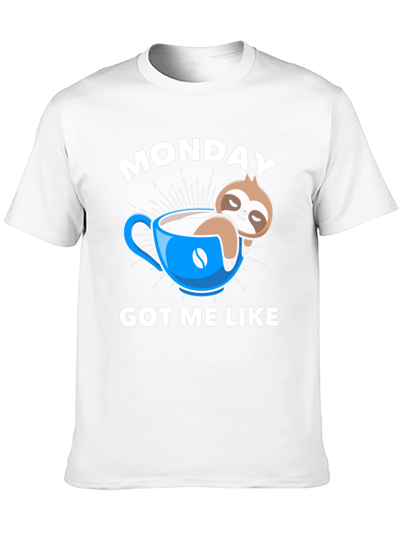 Monday Sloth Coffee T-Shirt