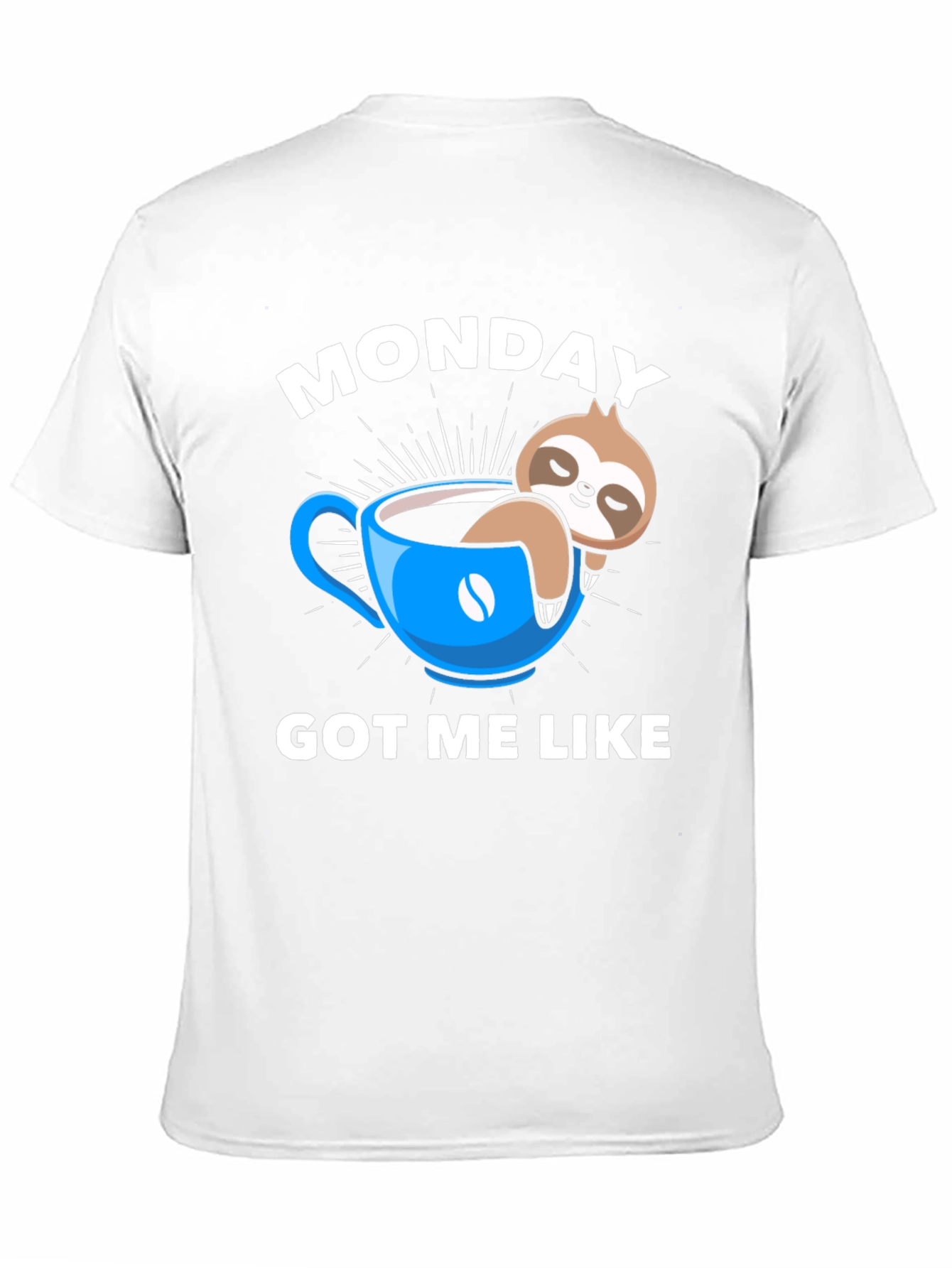 Monday Sloth Coffee T-Shirt
