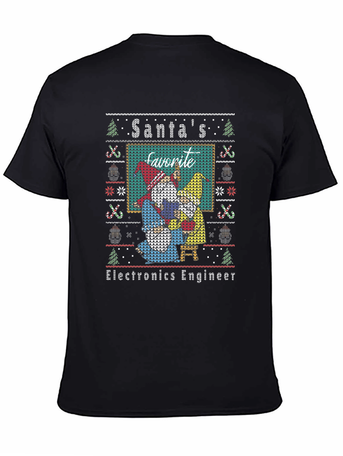 Santas Favorite Electronics Engineer Ugly Christmas Sweater T-Shirt