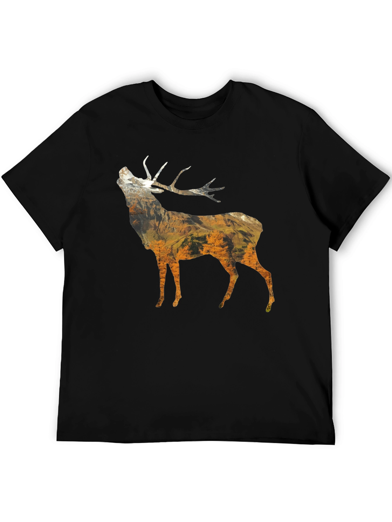 Nature Deer Graphic T-Shirt