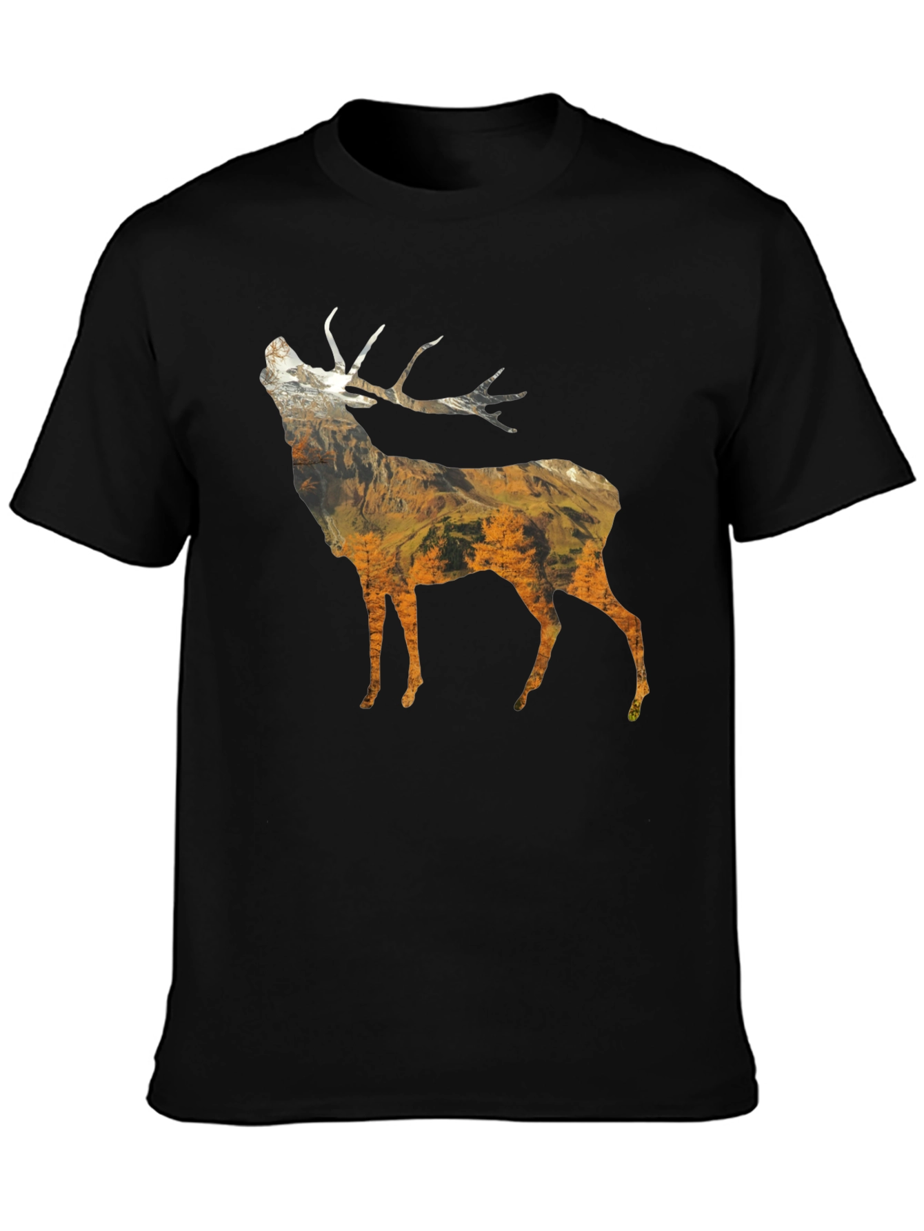 Nature Deer Graphic T-Shirt