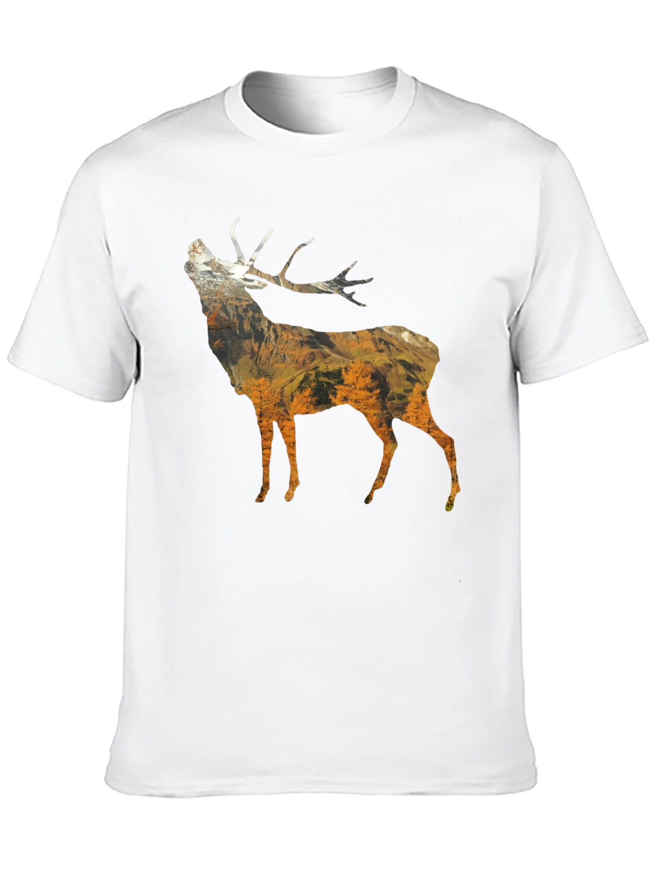 Nature Deer Graphic T-Shirt