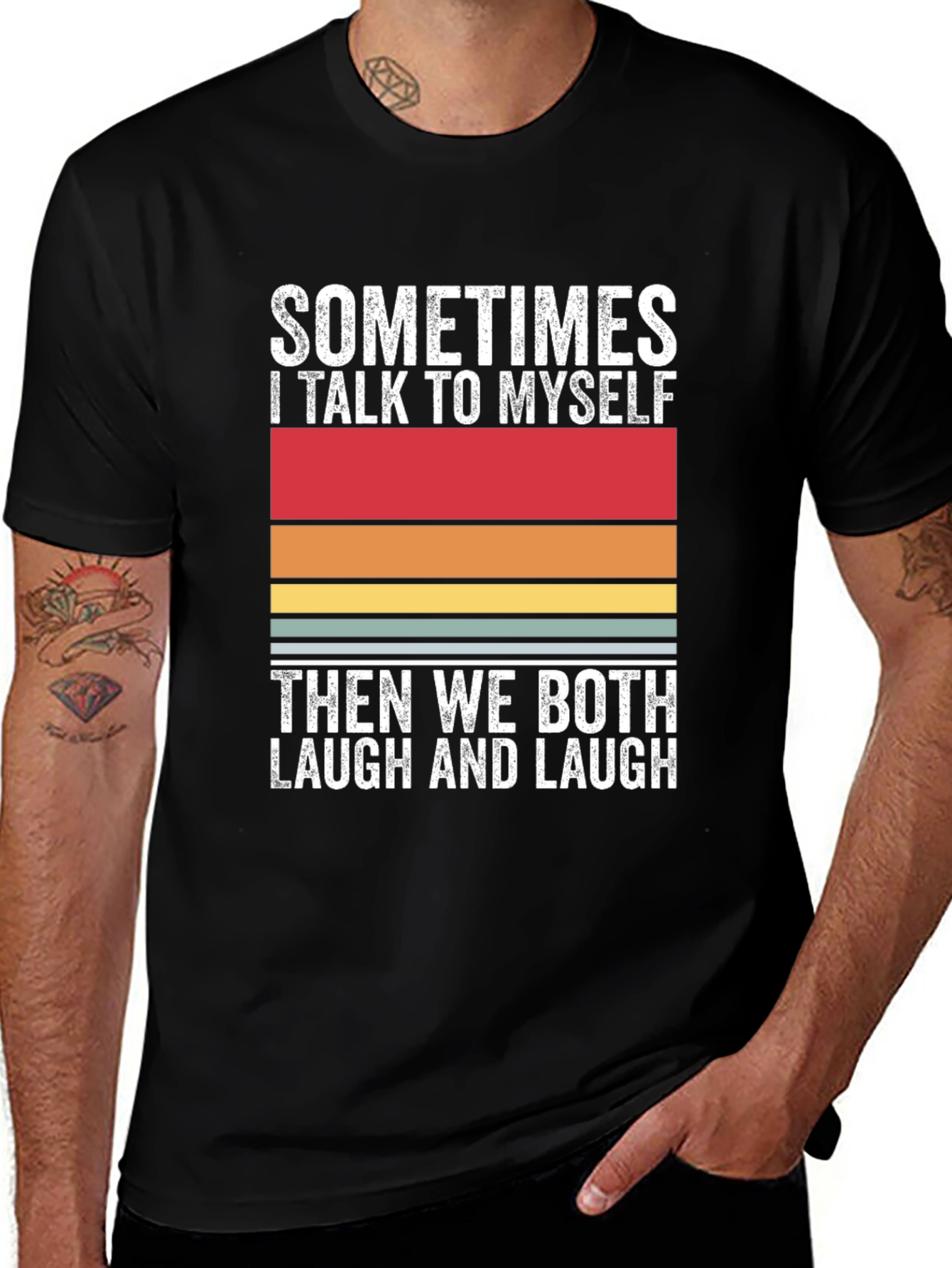 Funny Sometimes I Talk to Myself T-Shirt