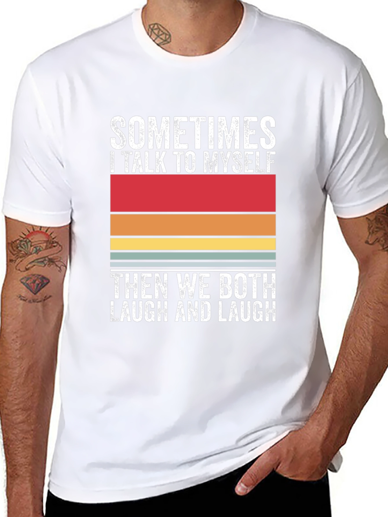 Funny Sometimes I Talk to Myself T-Shirt