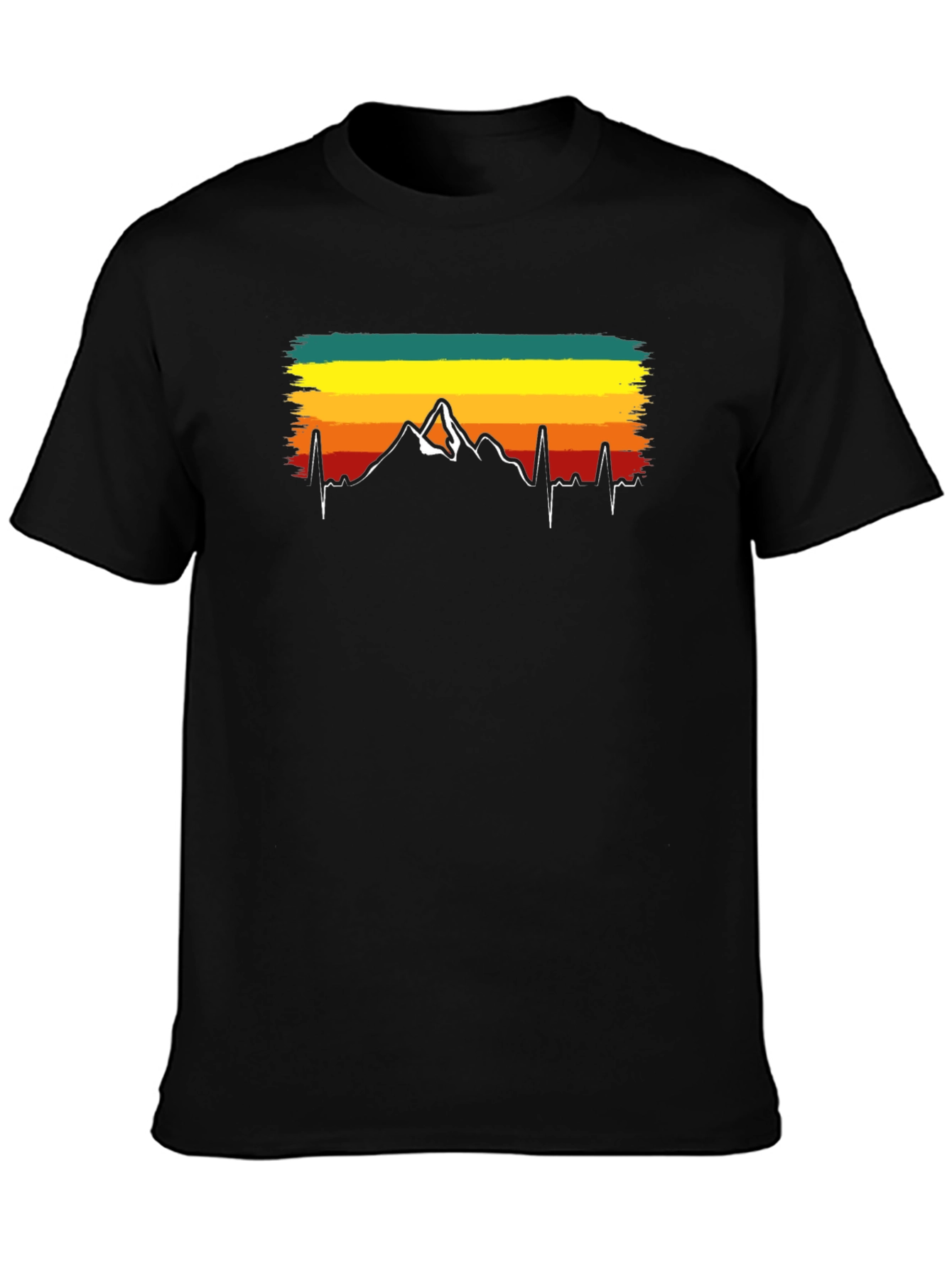 Mountain Heartbeat T-Shirt - Nature Lover Tee