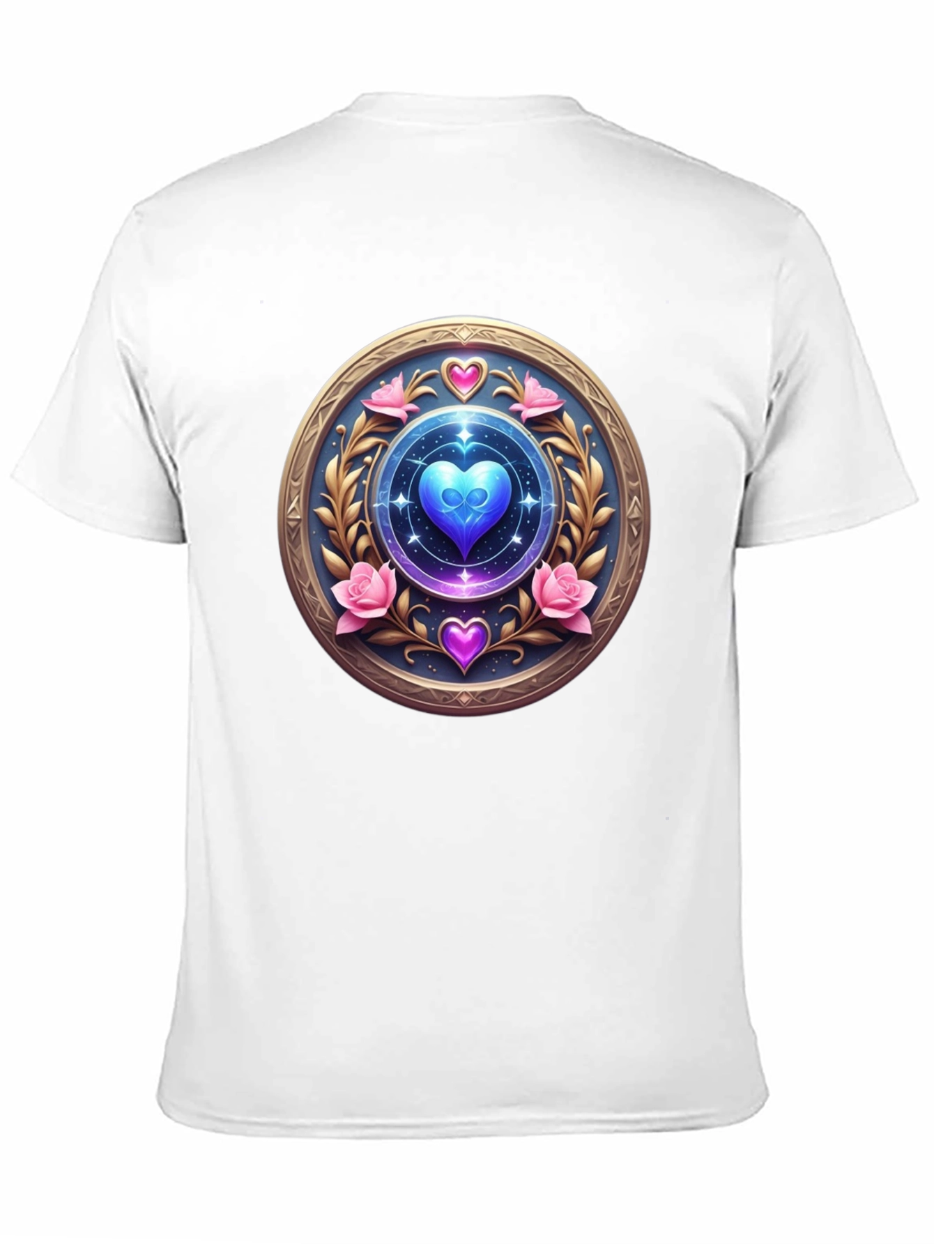 Mystic Heart Medallion T-Shirt - Unique Design