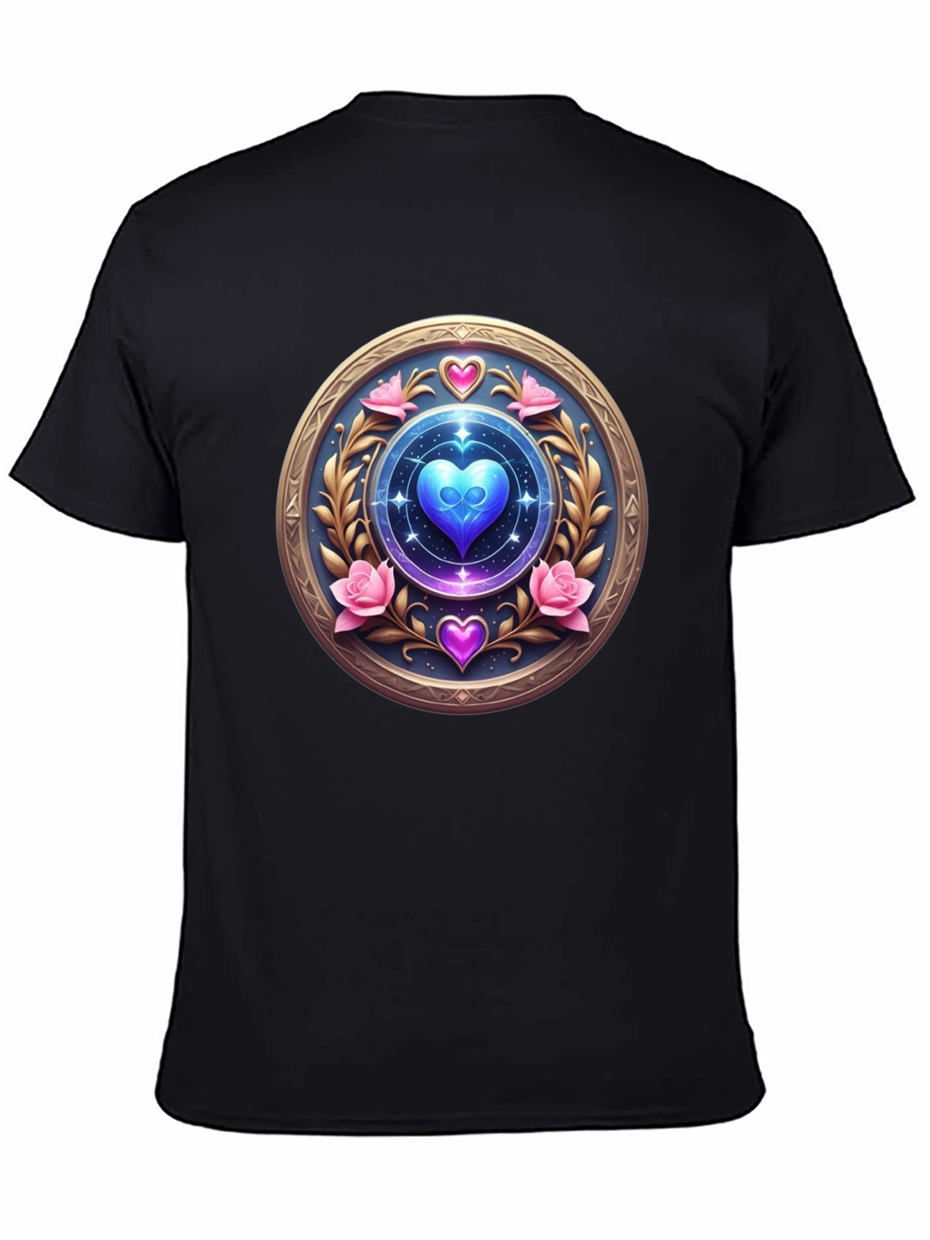 Mystic Heart Medallion T-Shirt - Unique Design