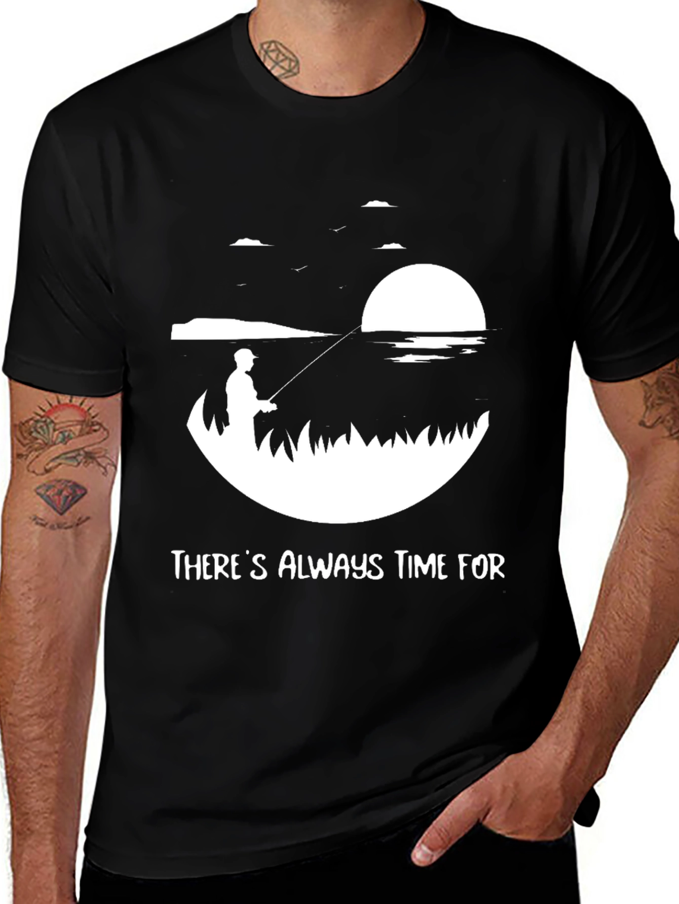 Theres Always Time For Fishing Tee