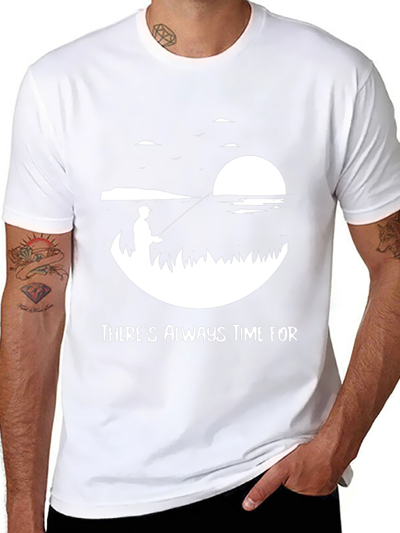 Theres Always Time For Fishing Tee