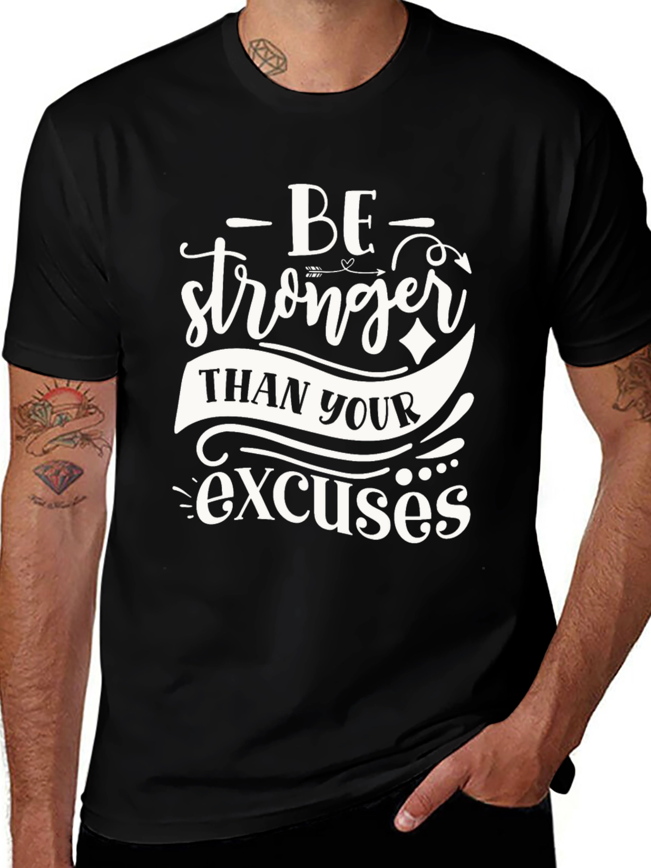 Be Stronger Motivational Graphic Tee