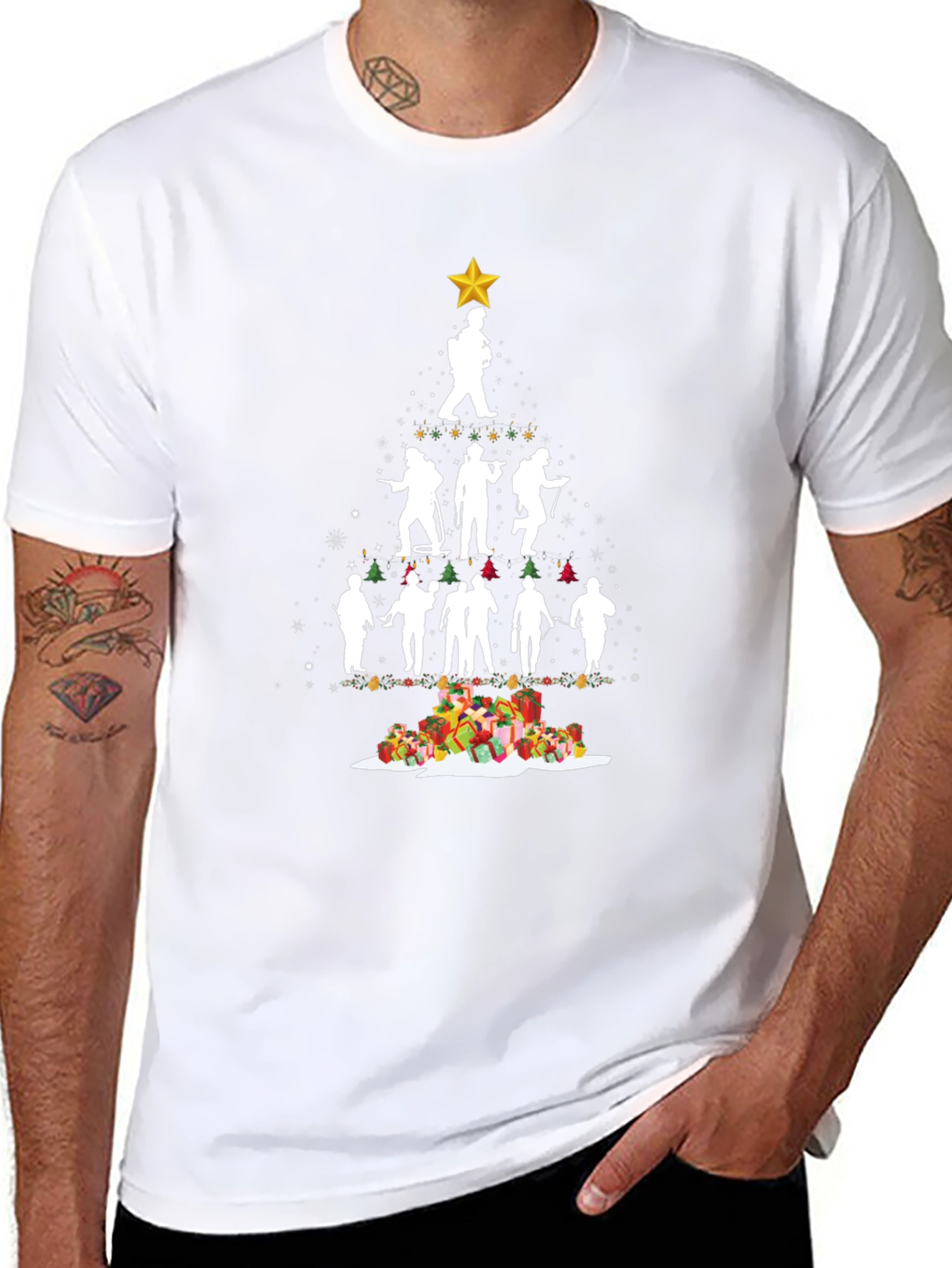 Military Christmas Tree T-Shirt
