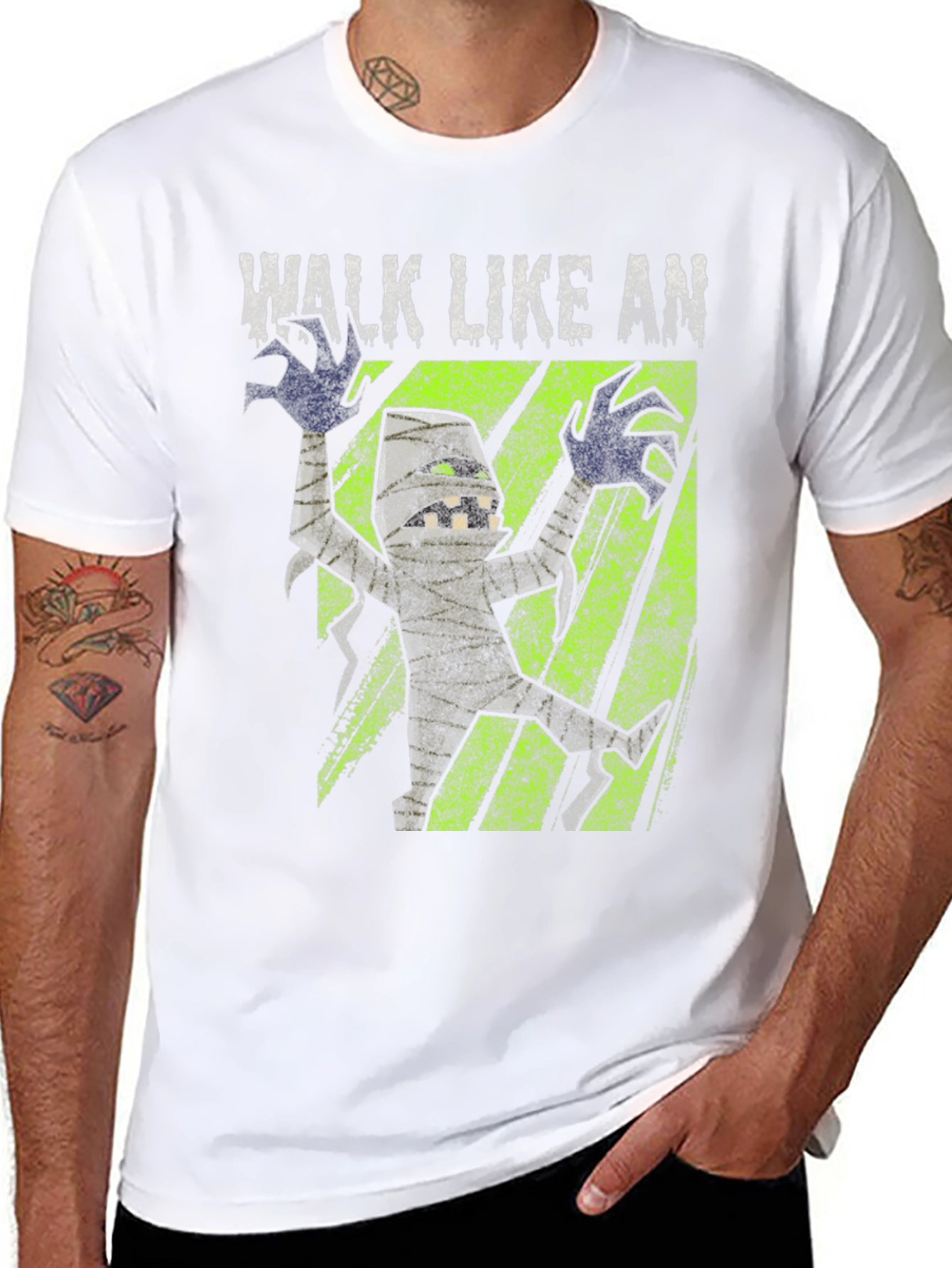 Walk Like An Egyptian Mummy Graphic T-Shirt