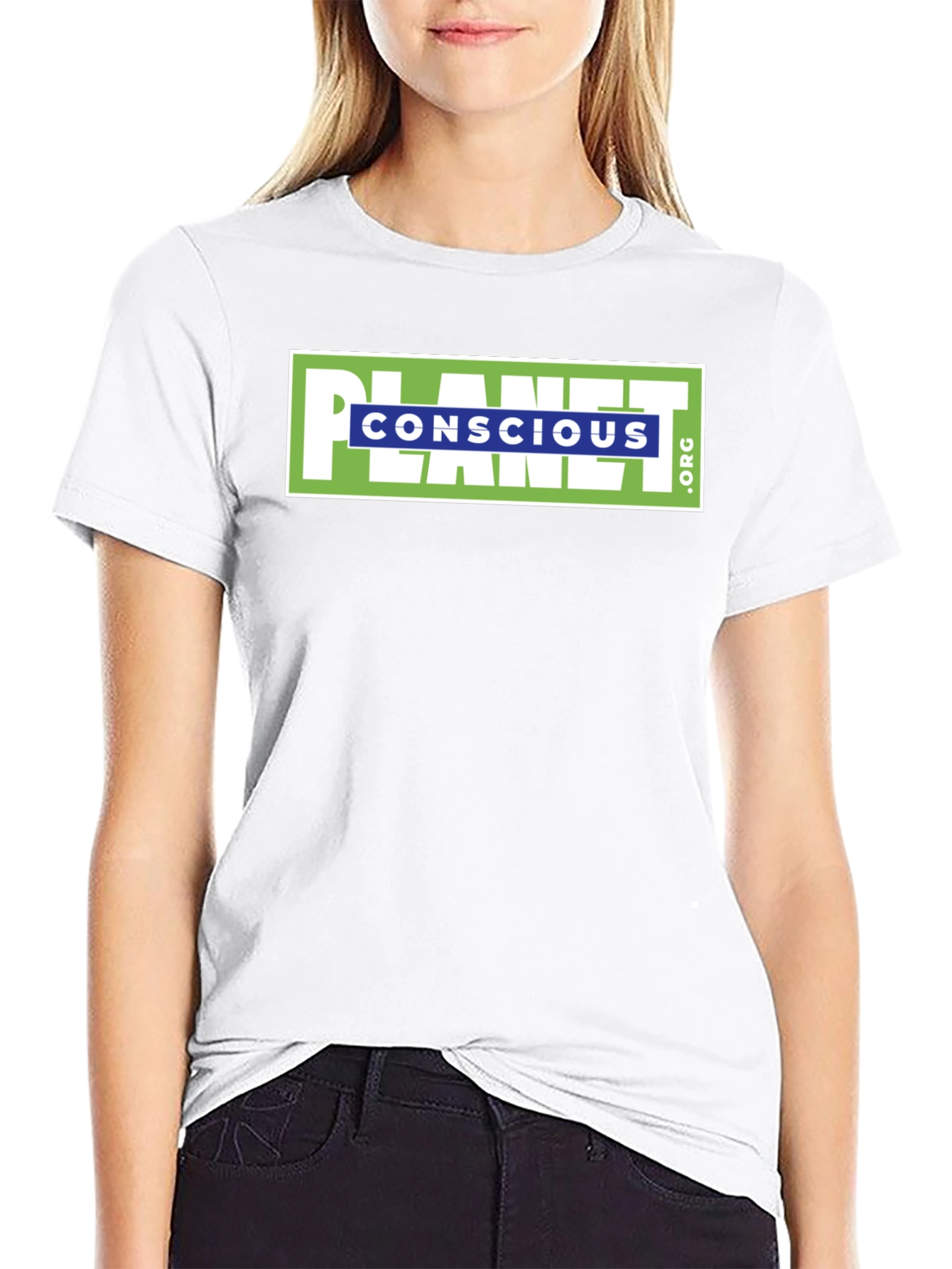 Planet Conscious Black Graphic T-Shirt
