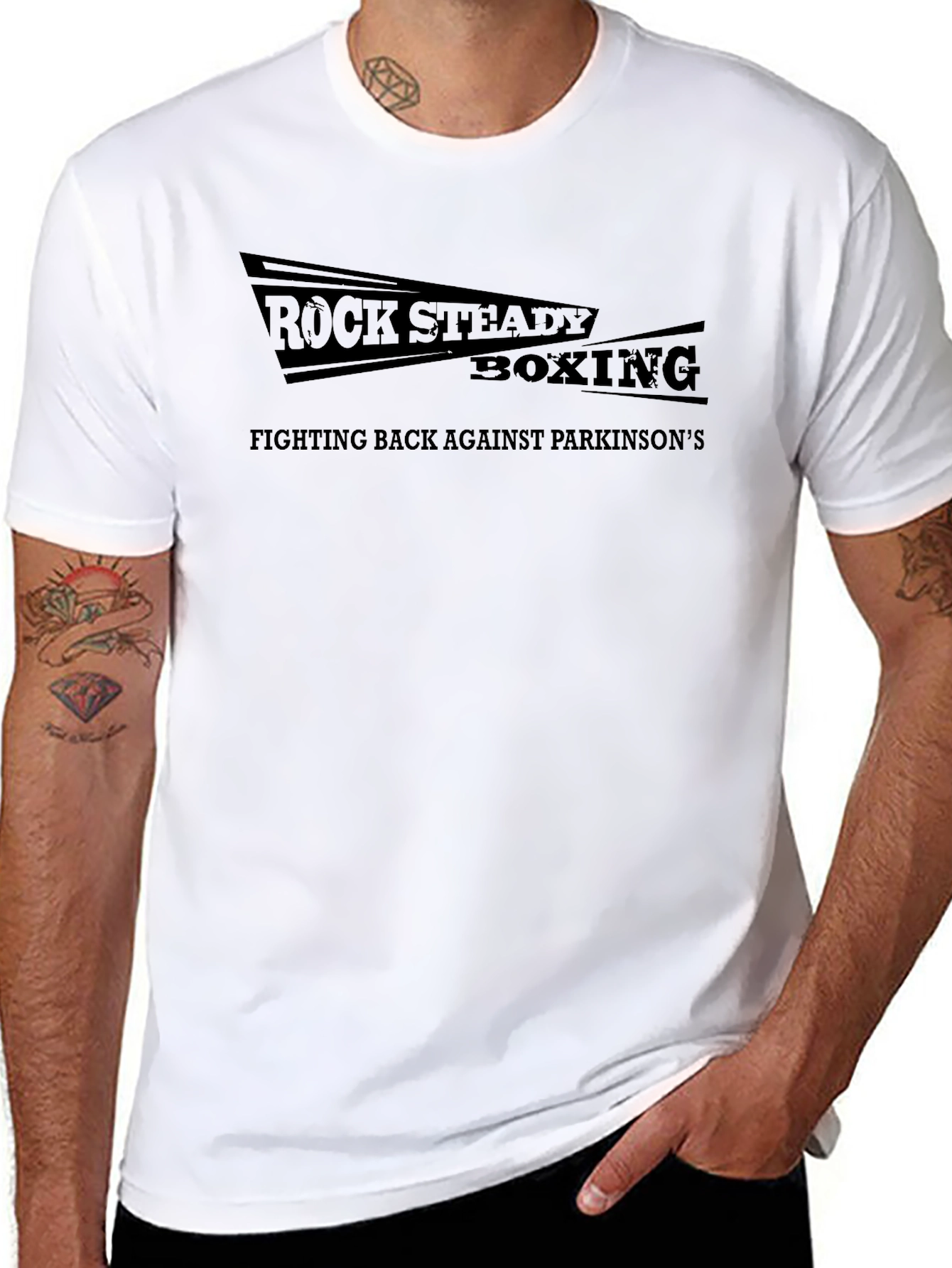 Rock Steady Boxing T-Shirt Parkinsons Awareness