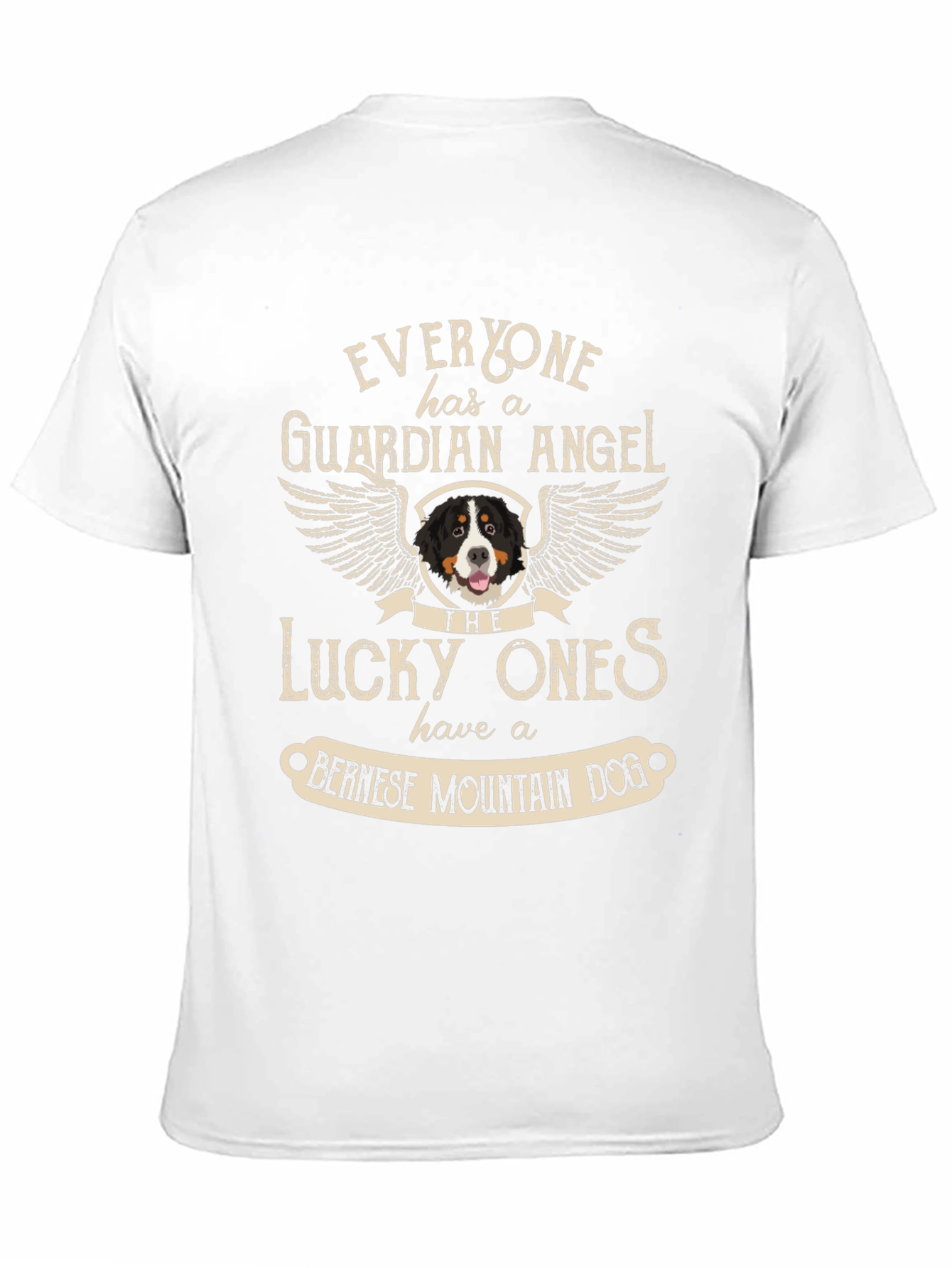 Bernese Mountain Dog Guardian Angel T-Shirt