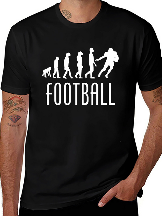 Football Evolution Graphic T-Shirt