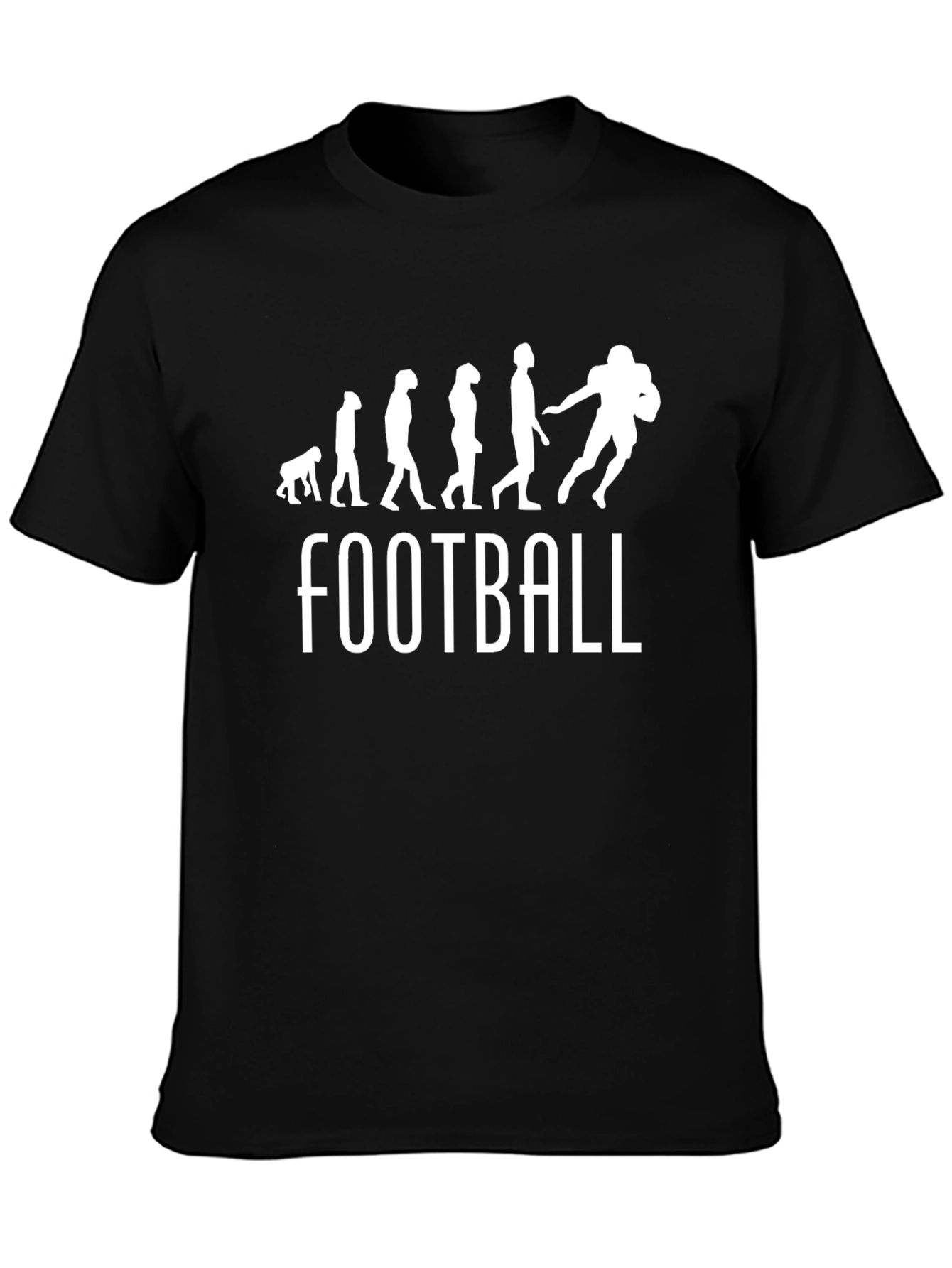 Football Evolution Graphic T-Shirt