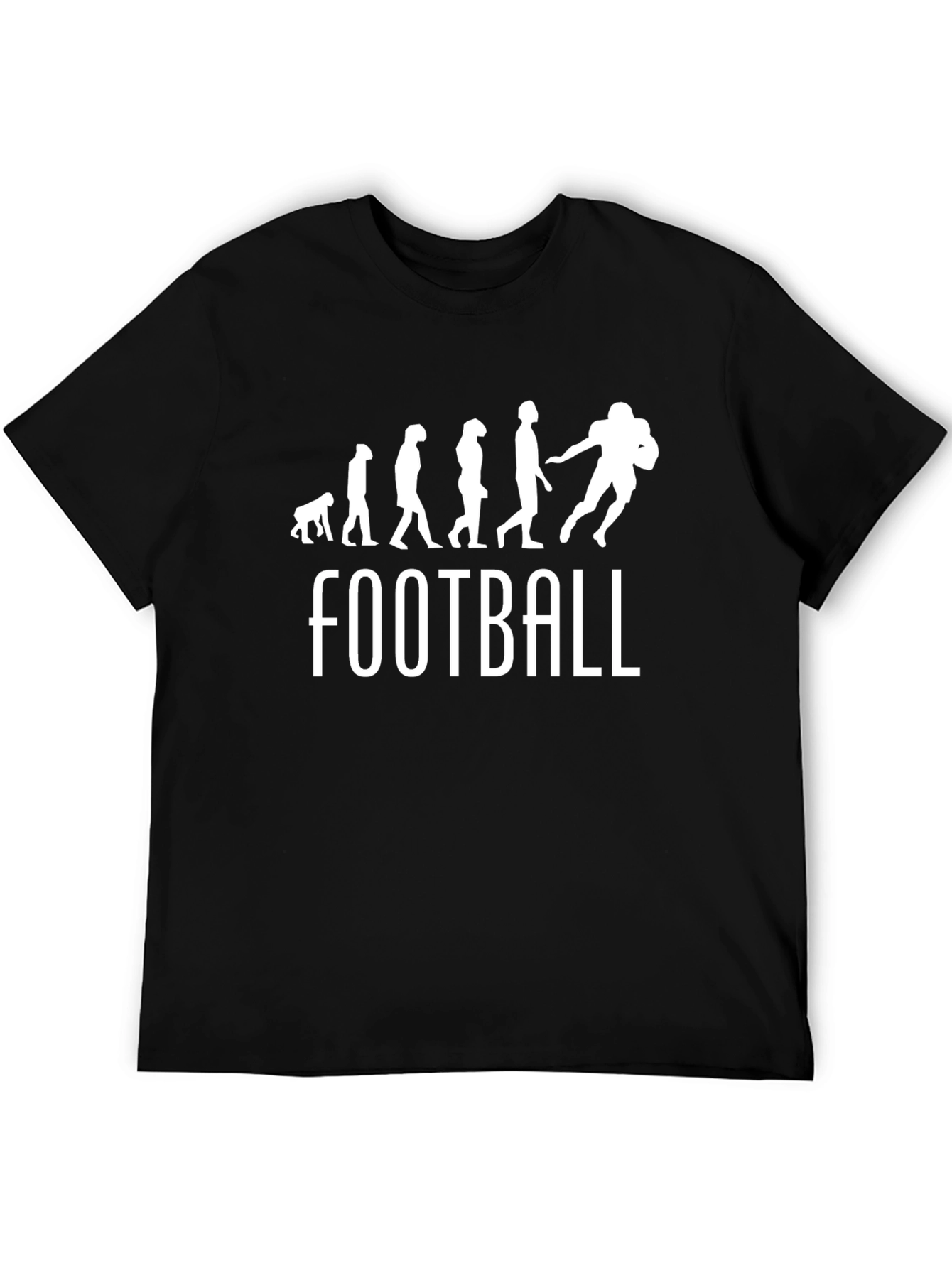 Football Evolution Graphic T-Shirt