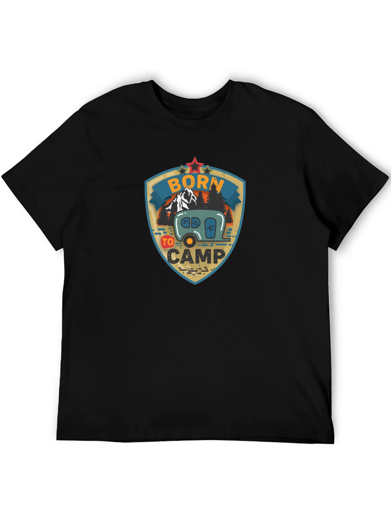 Born To Camp Graphic T-Shirt