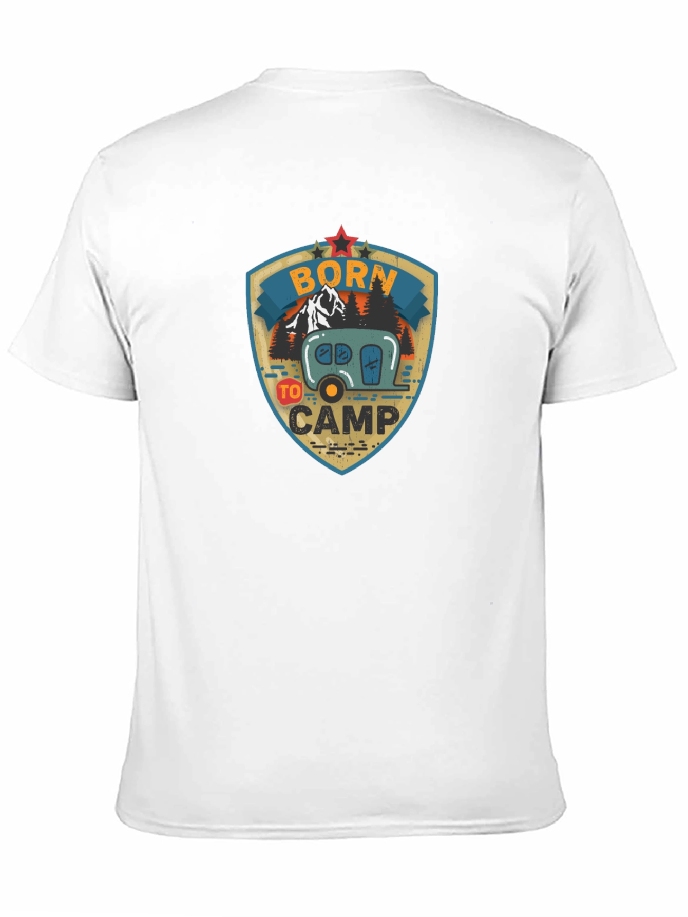 Born To Camp Graphic T-Shirt