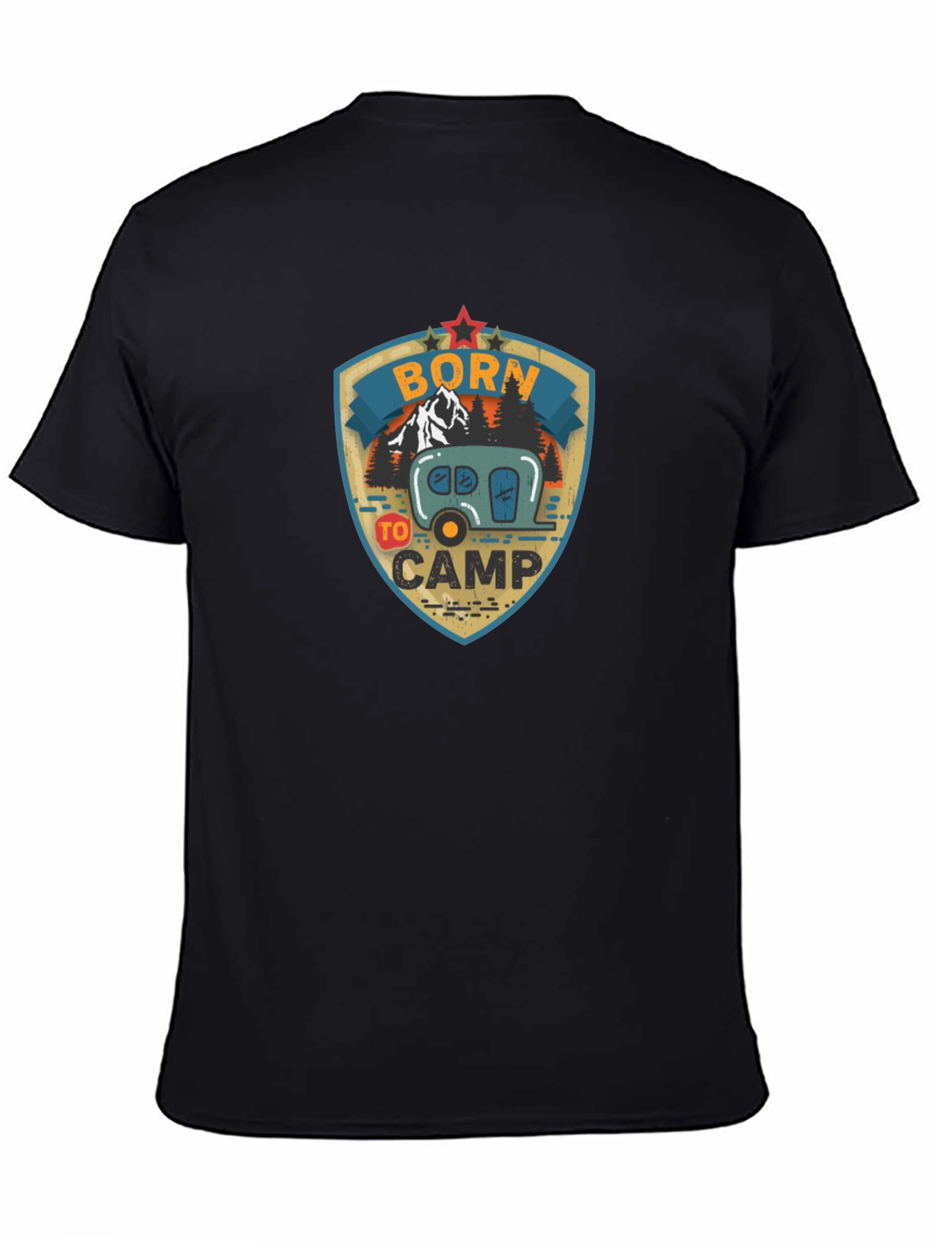 Born To Camp Graphic T-Shirt
