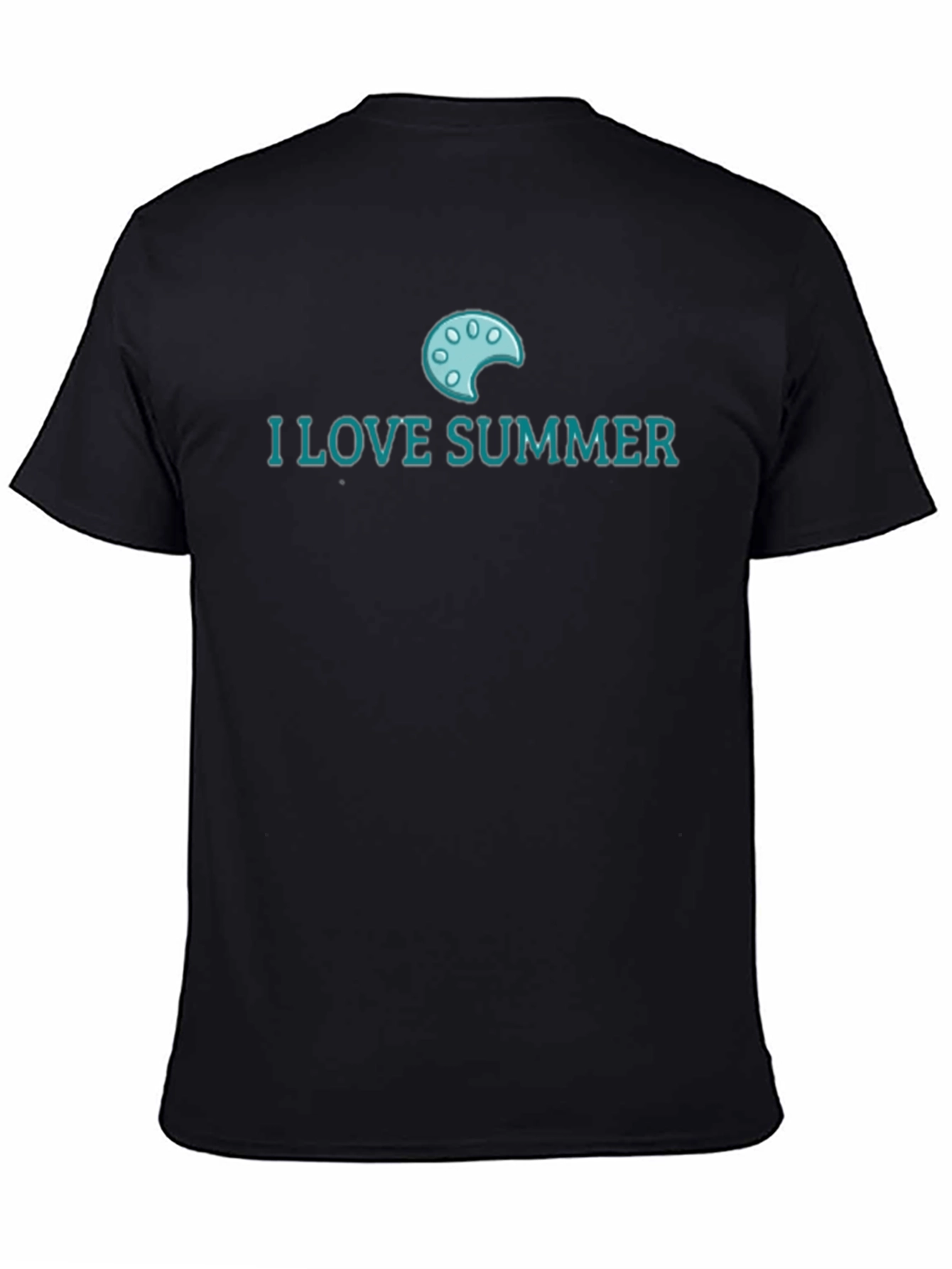 I Love Summer Black T-Shirt