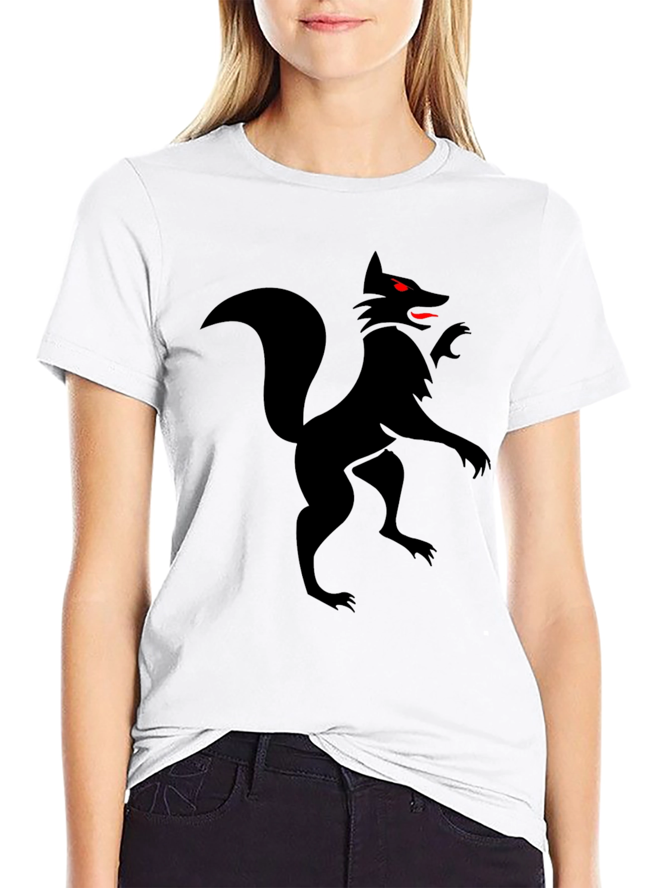 Black Fox Graphic Tee - Stylish Mens Shirt