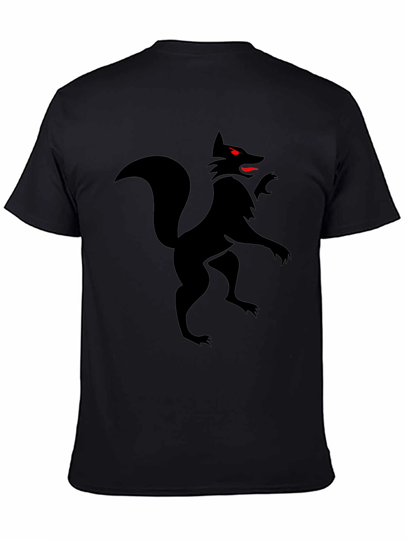 Black Fox Graphic Tee - Stylish Mens Shirt