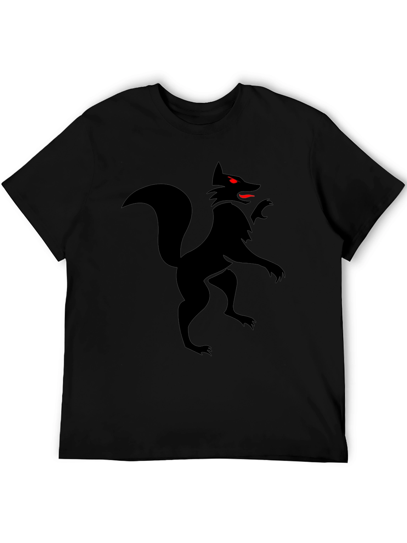 Black Fox Graphic Tee - Stylish Mens Shirt