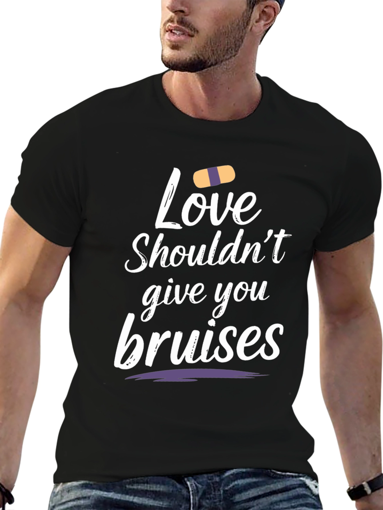 Love Shouldnt Give You Bruises Graphic Tee