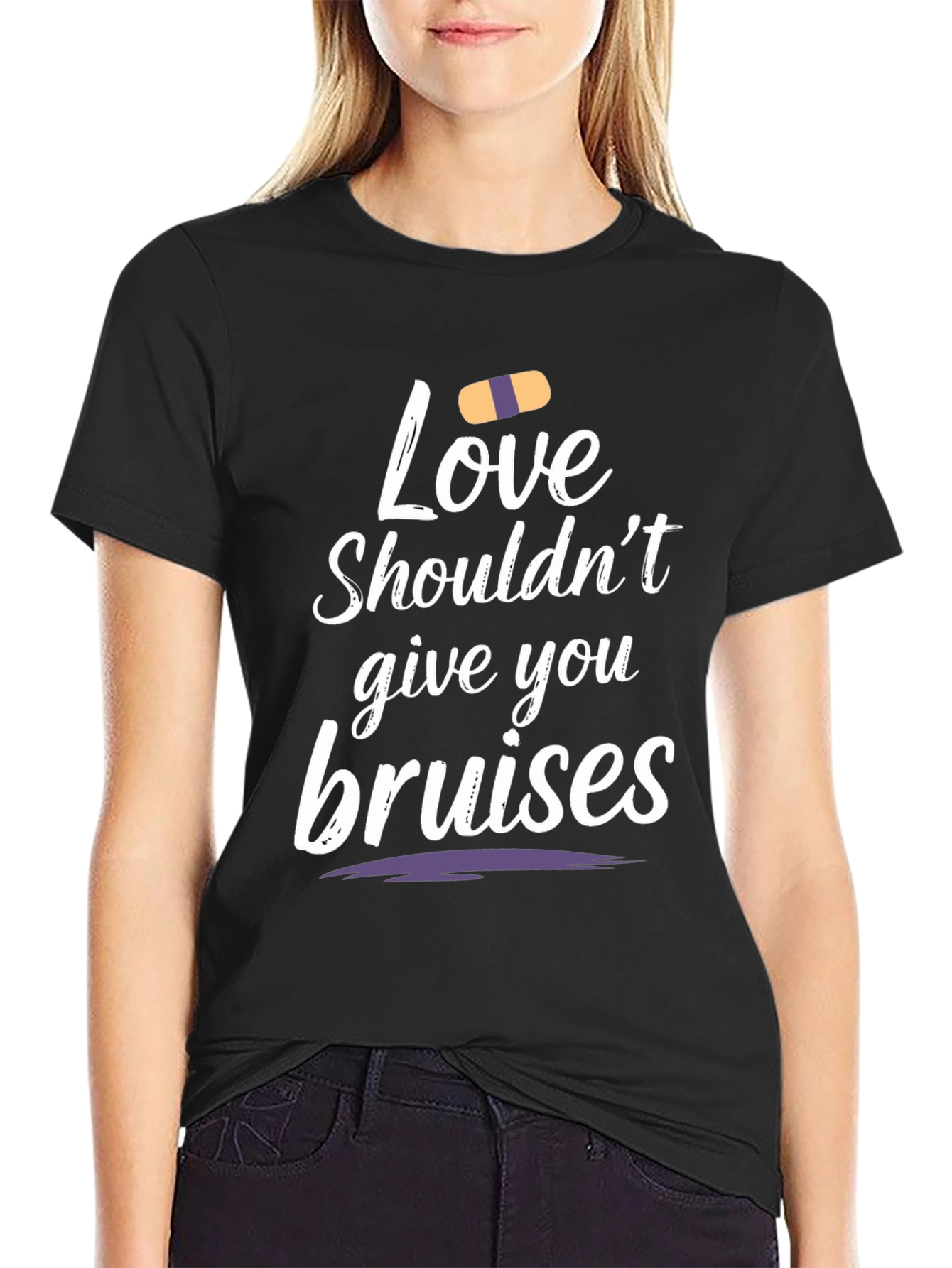 Love Shouldnt Give You Bruises Graphic Tee